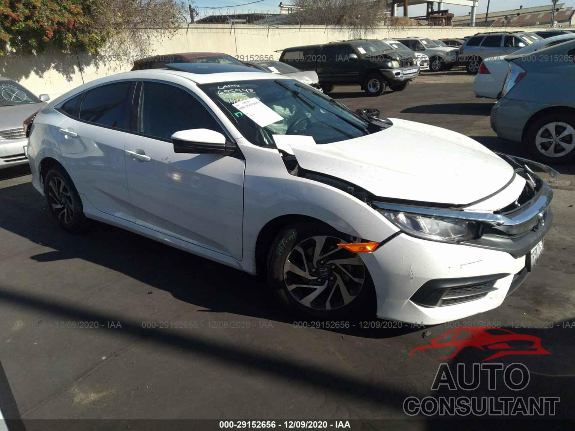 HONDA CIVIC SEDAN 2016 - 2HGFC2F74GH555719