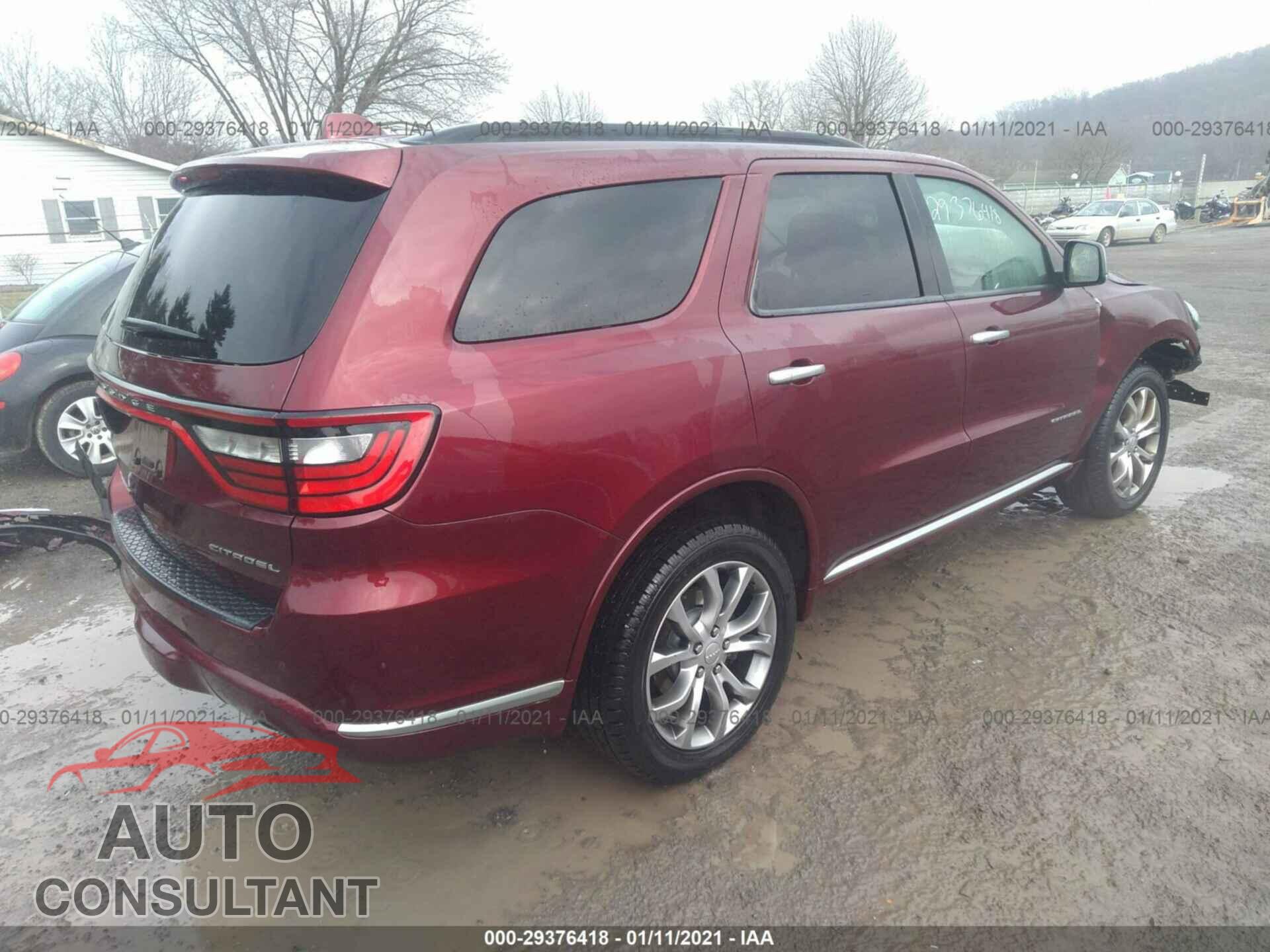 DODGE DURANGO 2017 - 1C4SDJET6HC643887