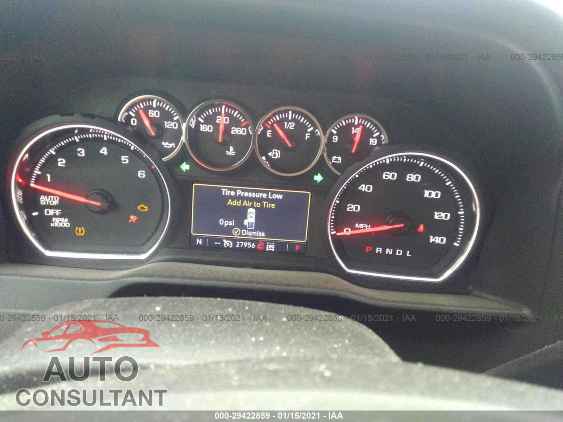 CHEVROLET SILVERADO 1500 2019 - 1GCRYDED9KZ207648
