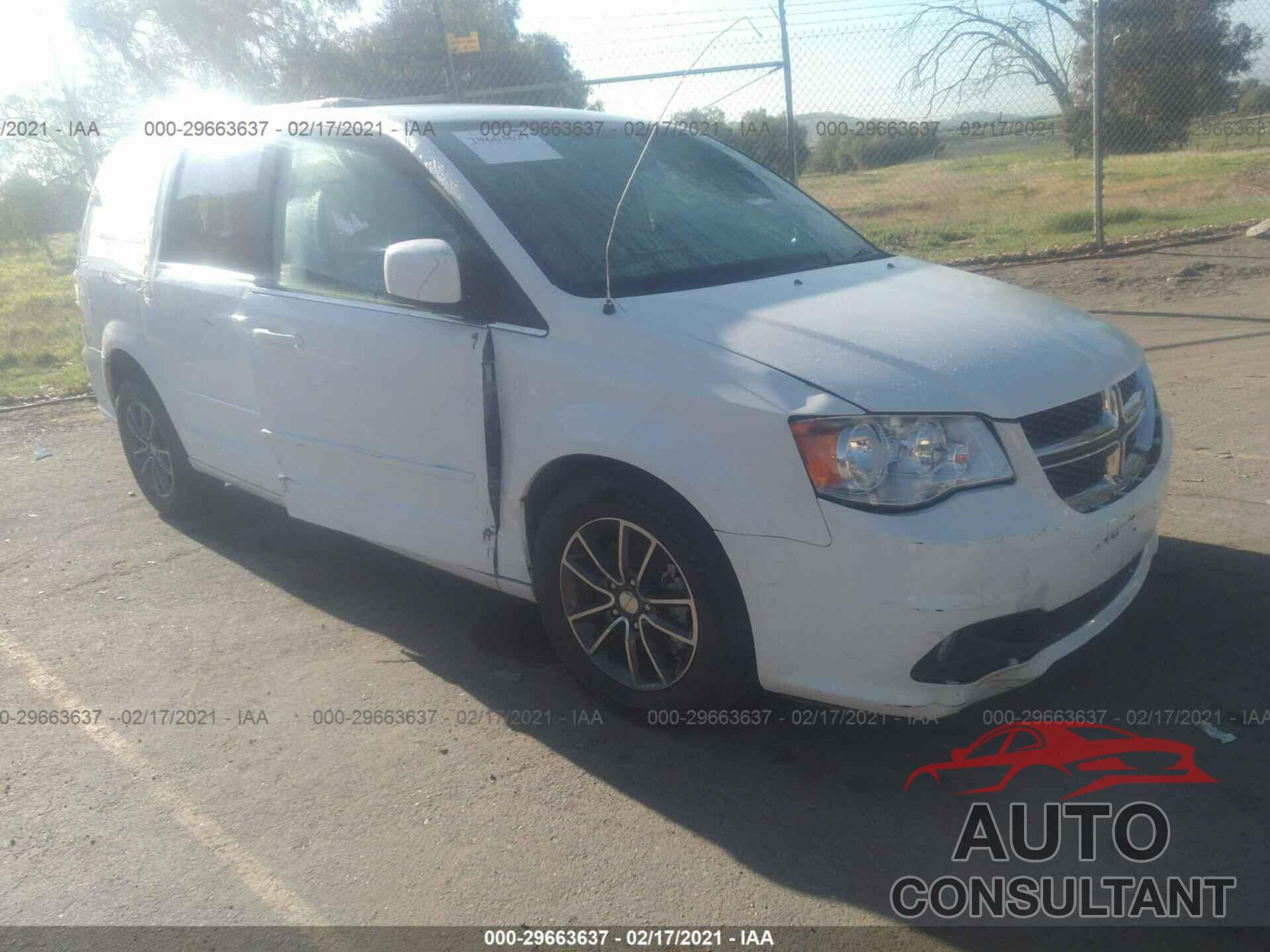 DODGE GRAND CARAVAN 2017 - 2C4RDGCG2HR687531