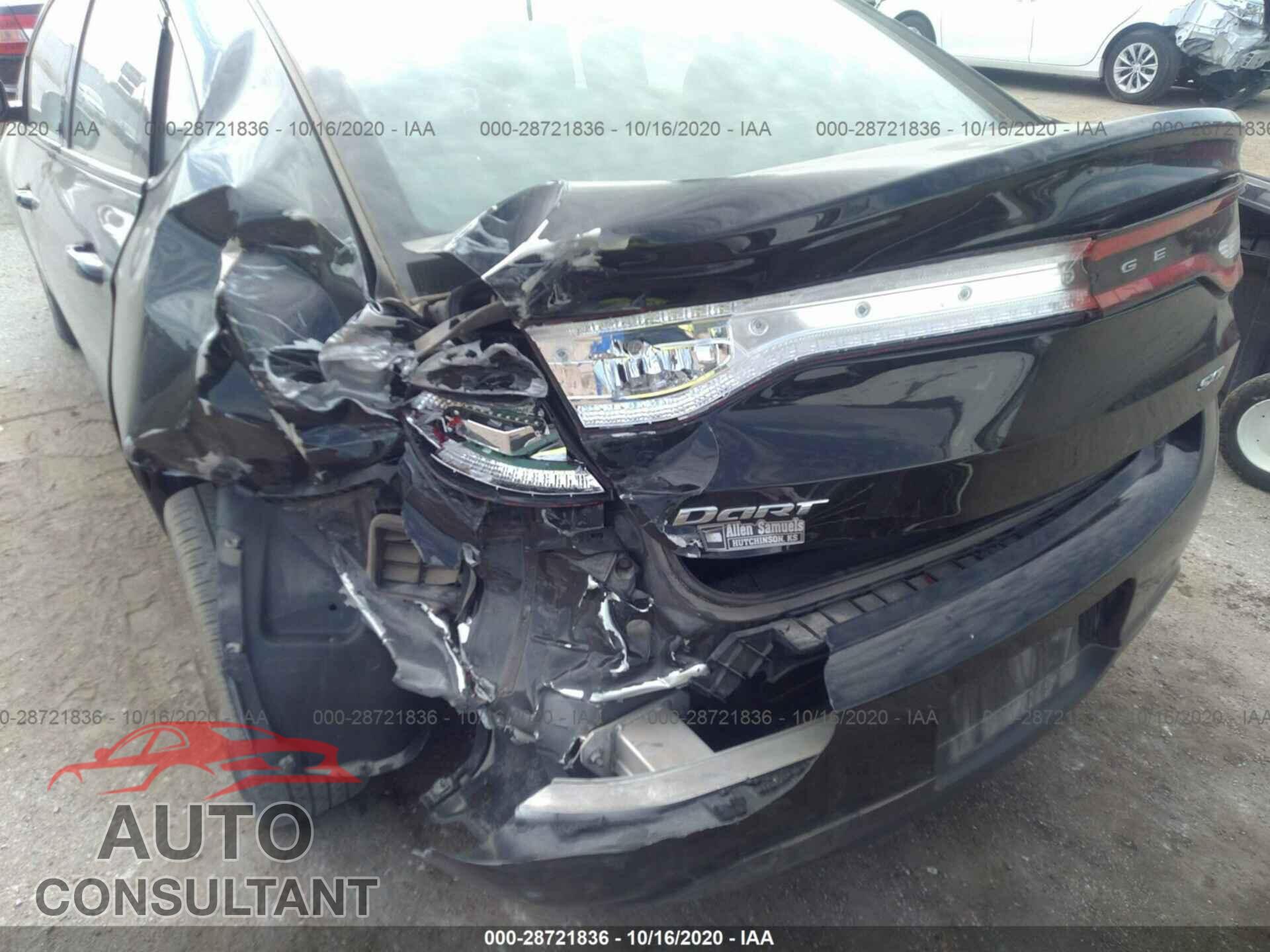 DODGE DART 2016 - 1C3CDFFA5GD796899