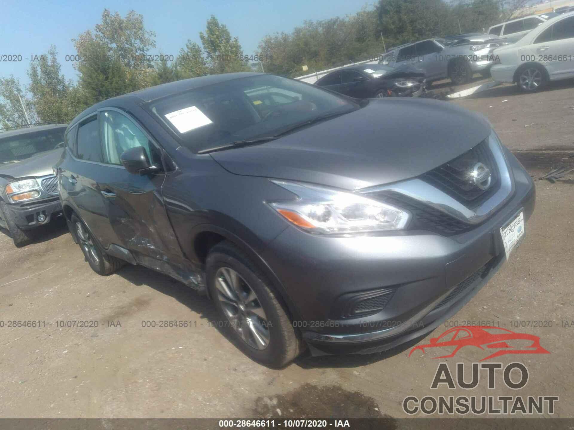 NISSAN MURANO 2016 - 5N1AZ2MG1GN151564