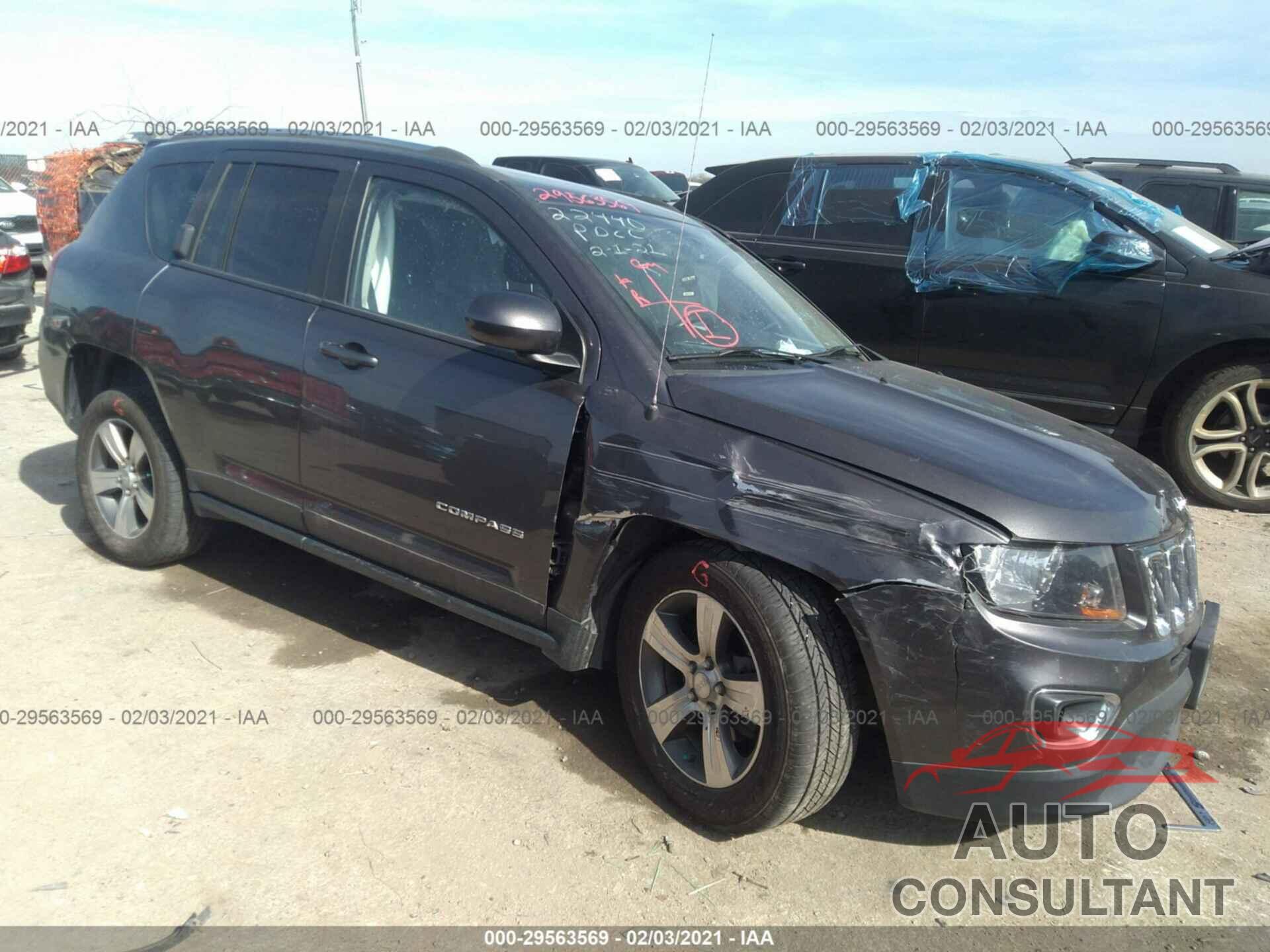 JEEP COMPASS 2017 - 1C4NJDEB9HD168065