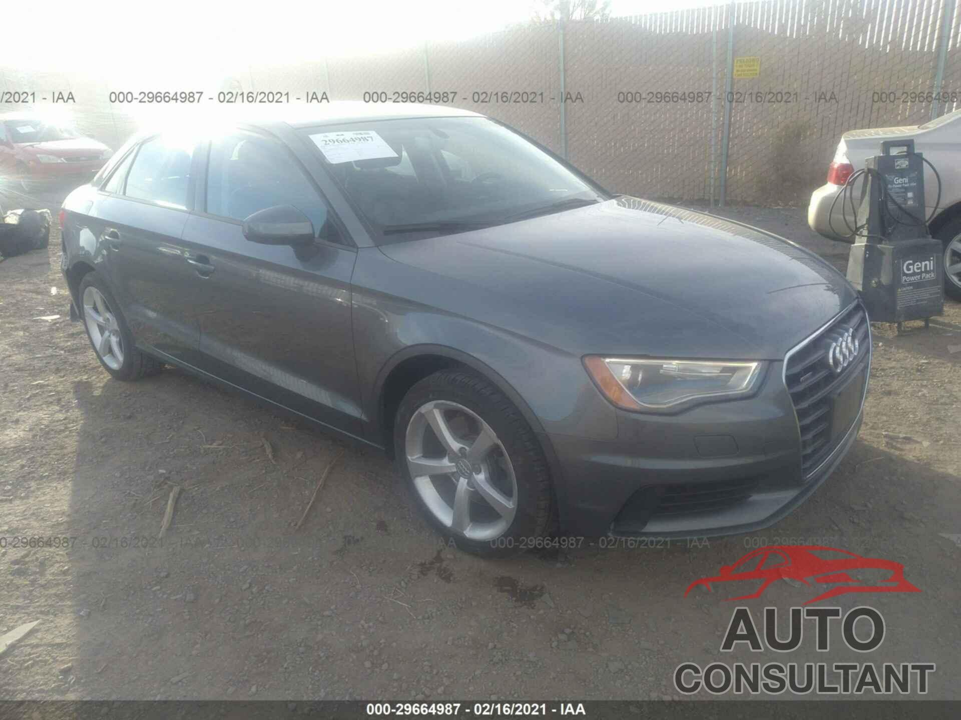 AUDI A3 2016 - WAUB8GFF1G1012147