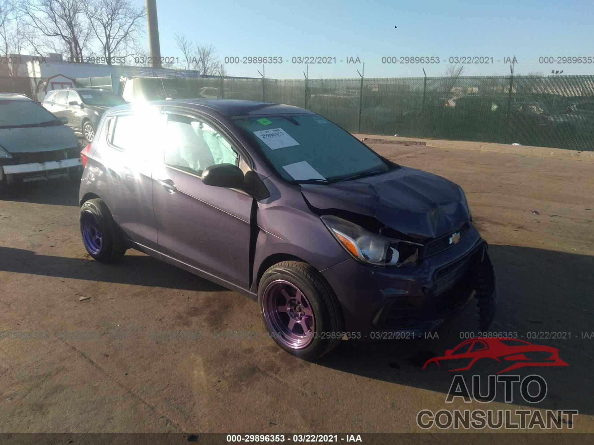 CHEVROLET SPARK 2016 - KL8CB6SA6GC623916