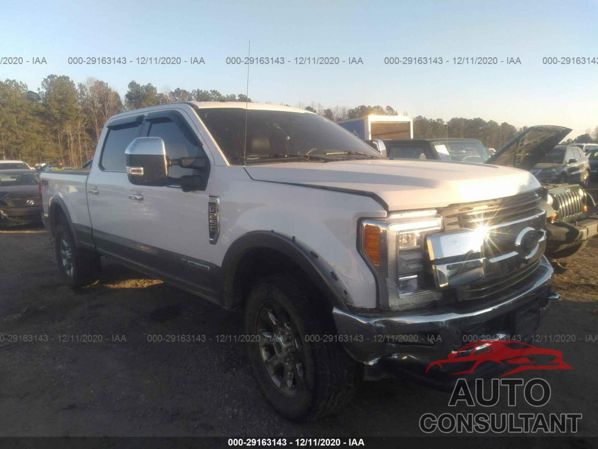 FORD SUPER DUTY F-250 SRW 2018 - 1FT7W2BT5JEB70228