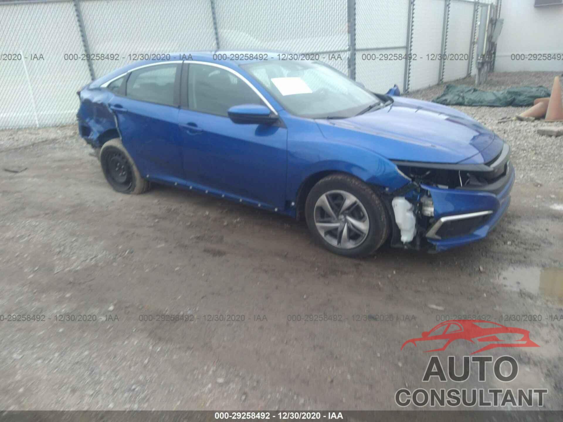 HONDA CIVIC SEDAN 2019 - 2HGFC2F63KH561138