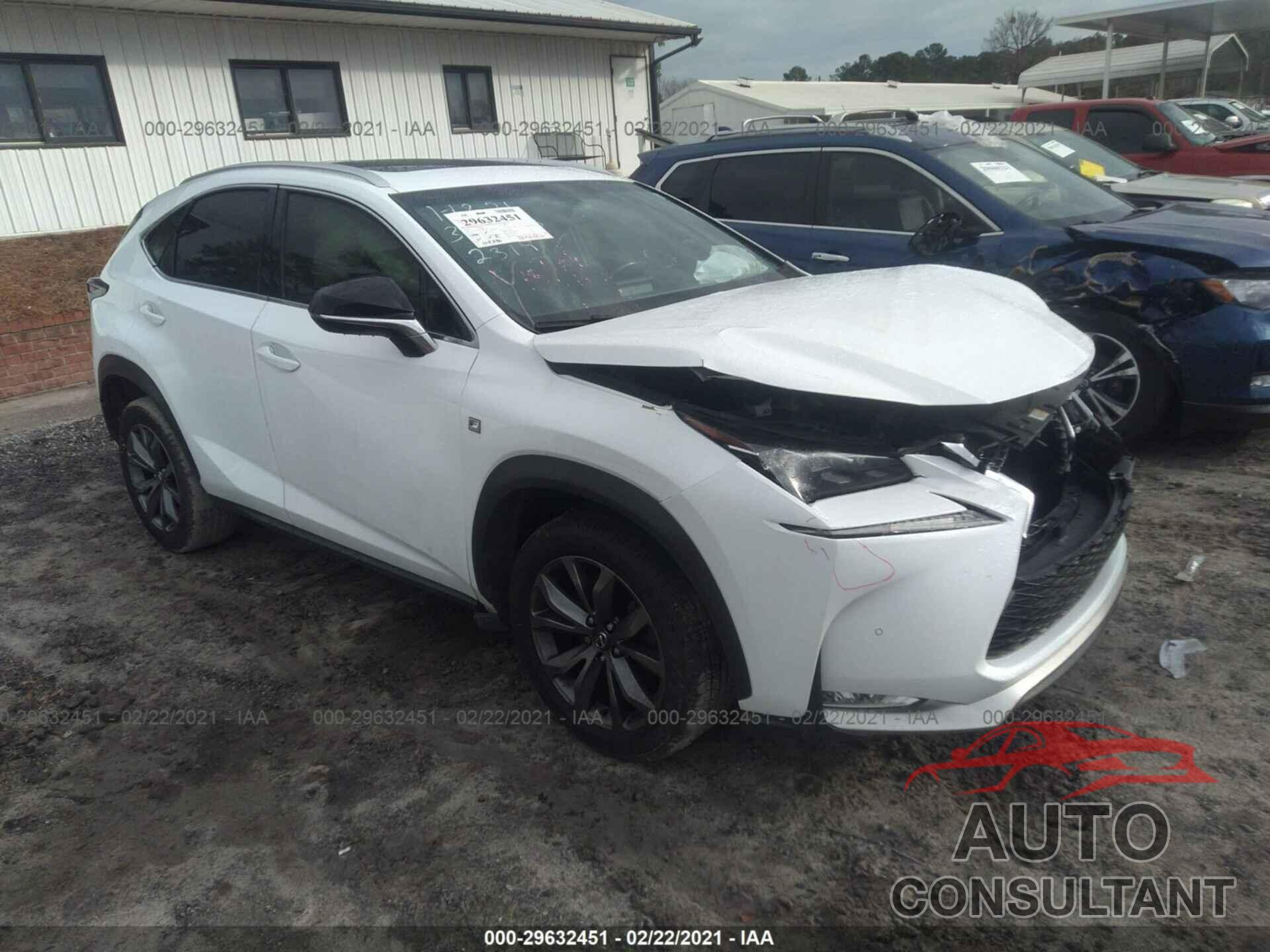 LEXUS NX 200T 2016 - JTJYARBZXG2032319