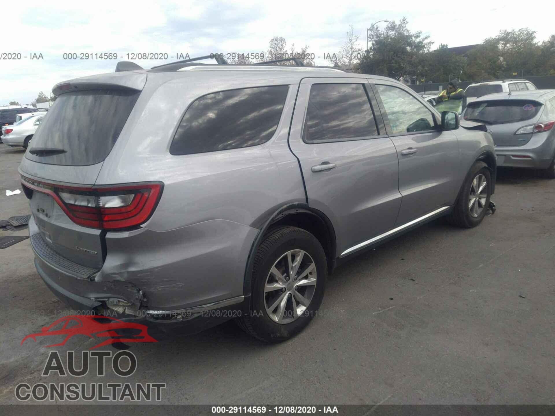 DODGE DURANGO 2016 - 1C4RDJDG7GC455803