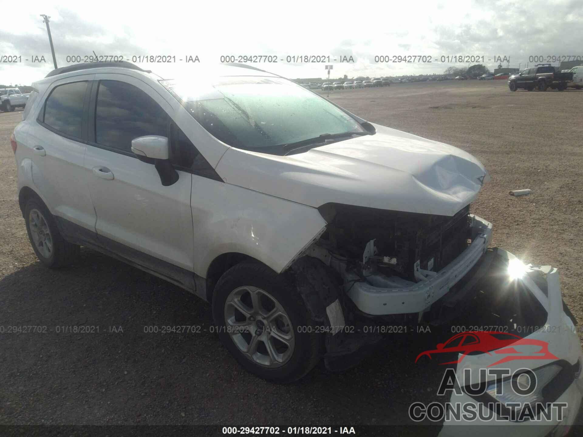 FORD ECOSPORT 2019 - MAJ3S2GE0KC295502