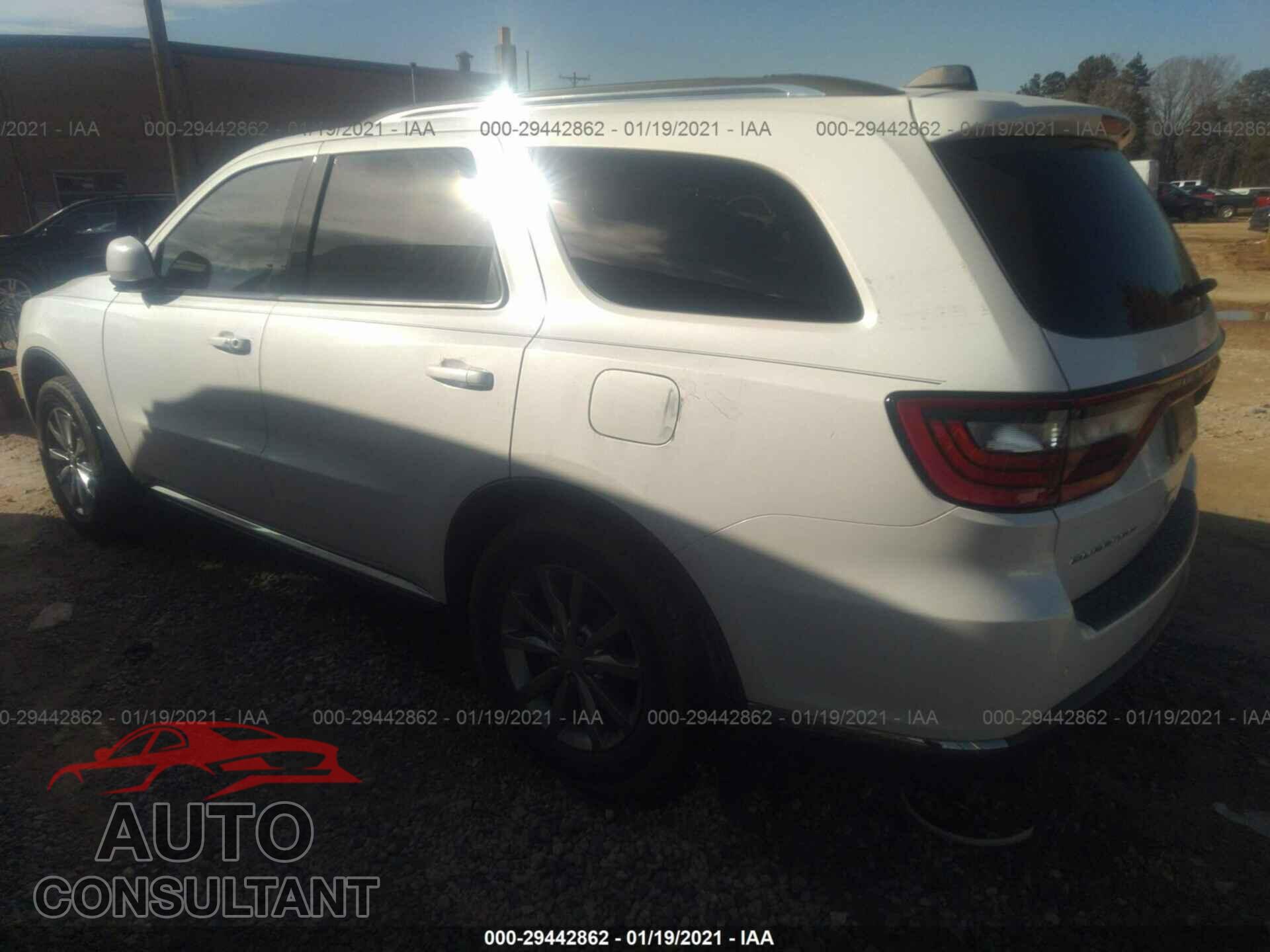 DODGE DURANGO 2017 - 1C4RDHAGXHC757522