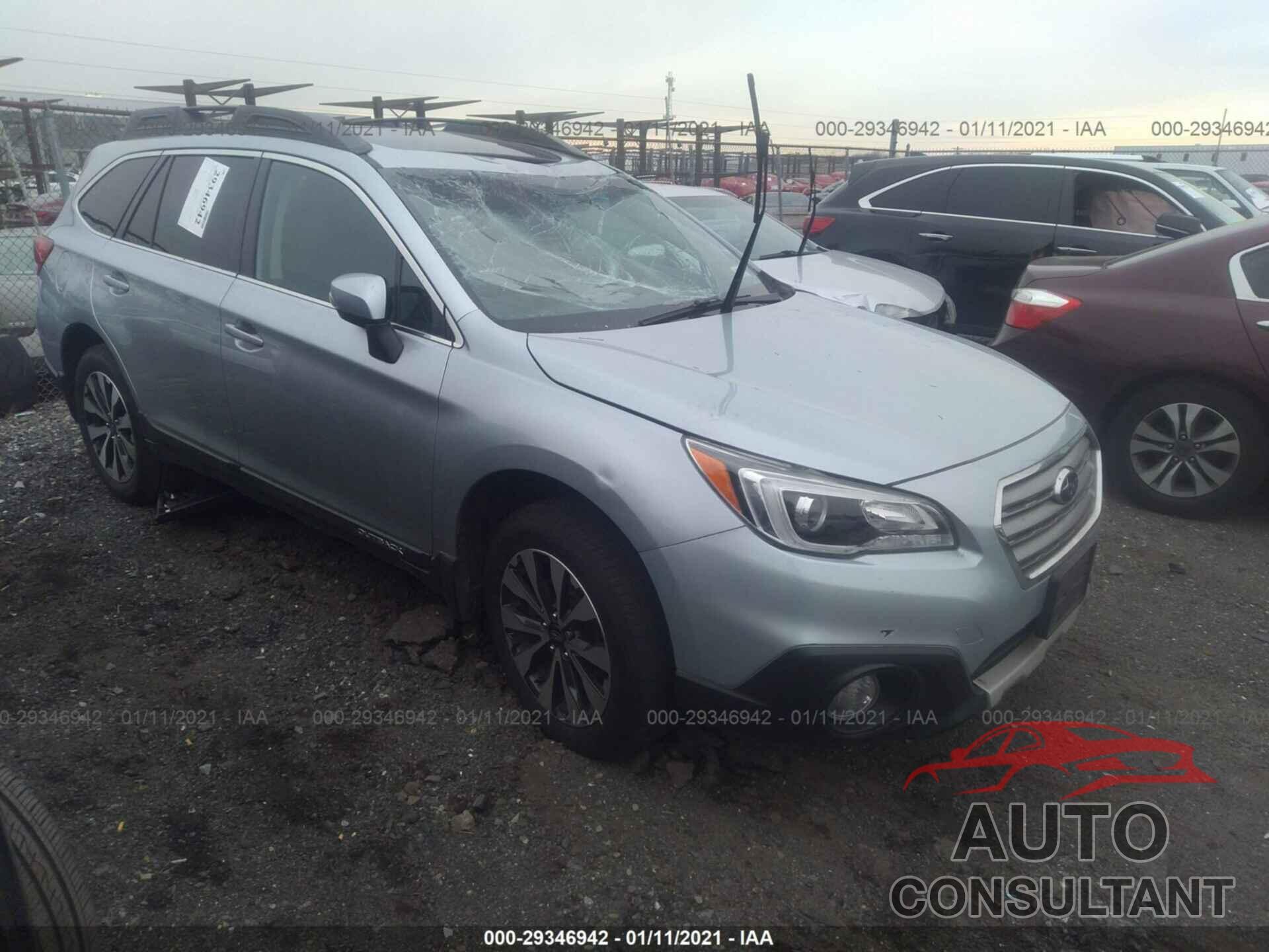 SUBARU OUTBACK 2016 - 4S4BSALC5G3251664