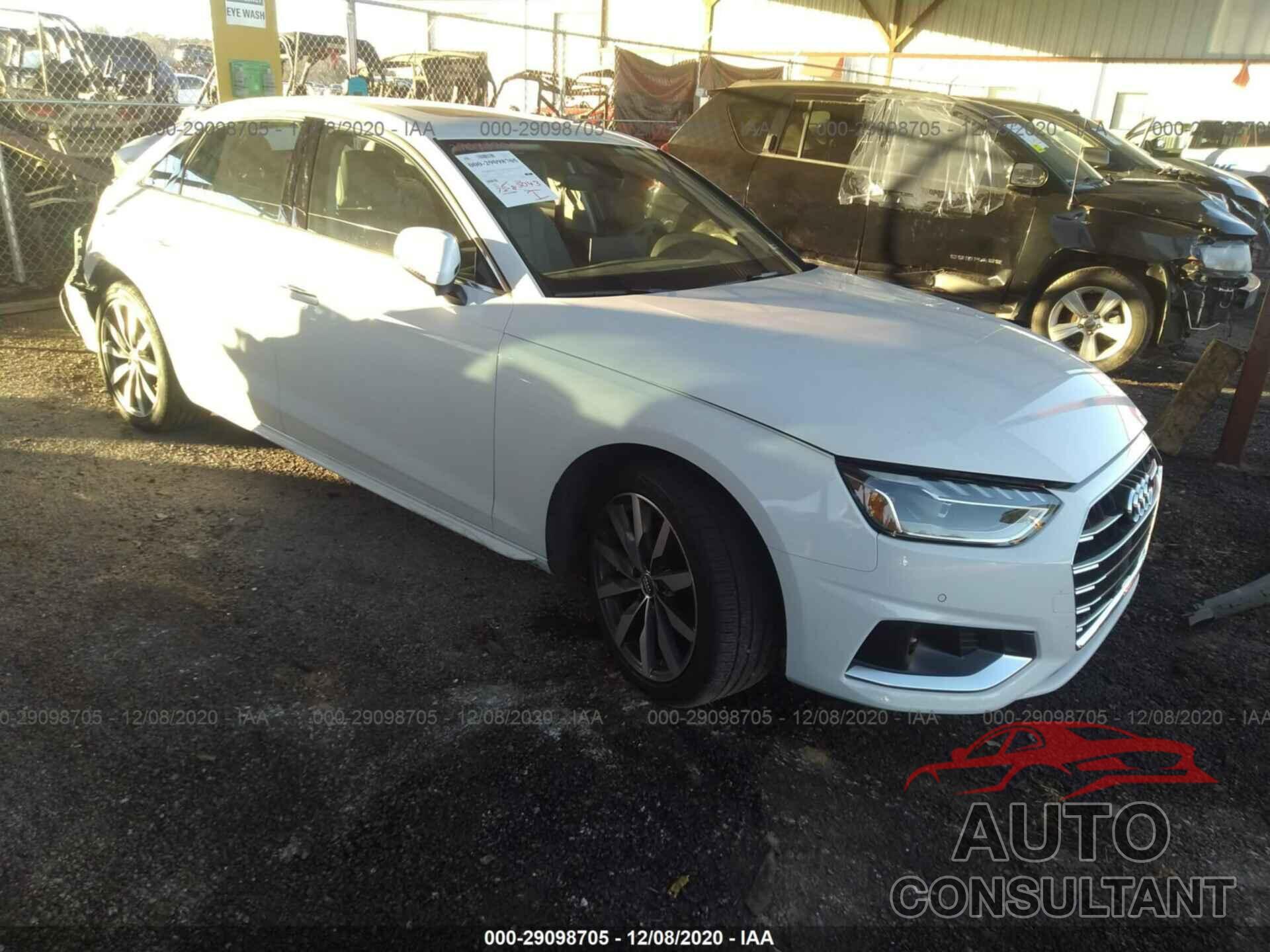 AUDI A4 2020 - WAUHMAF47LA039574