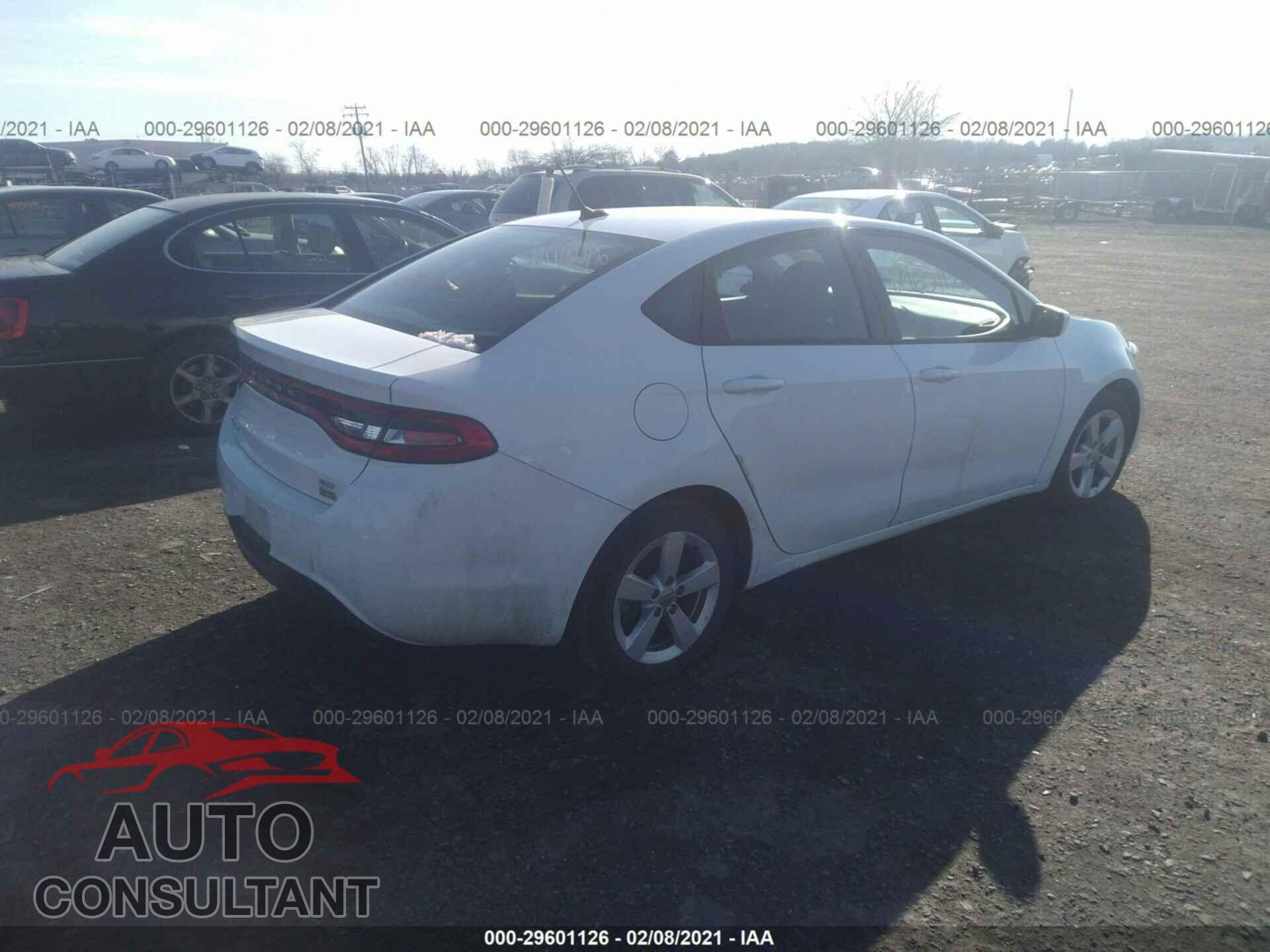 DODGE DART 2016 - 1C3CDFBA9GD584562