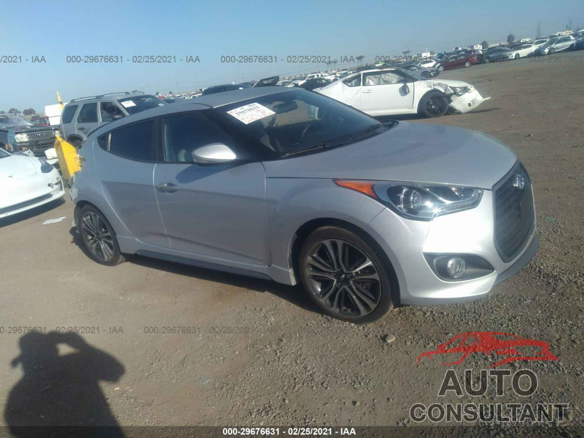 HYUNDAI VELOSTER 2017 - KMHTC6AE2HU314802