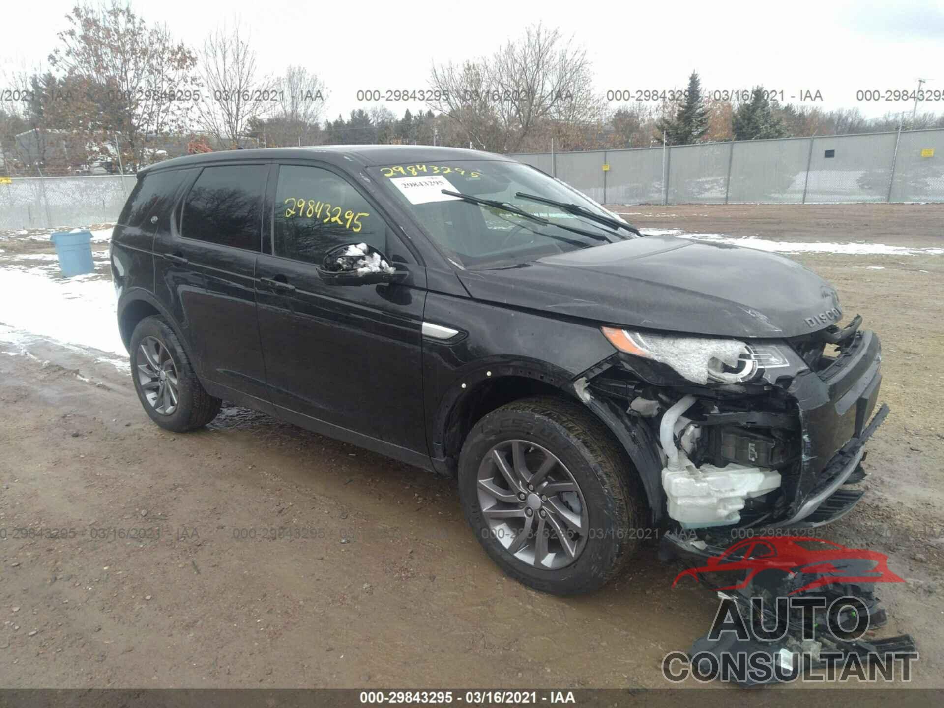 LAND ROVER DISCOVERY SPORT 2016 - SALCR2BG4GH585176