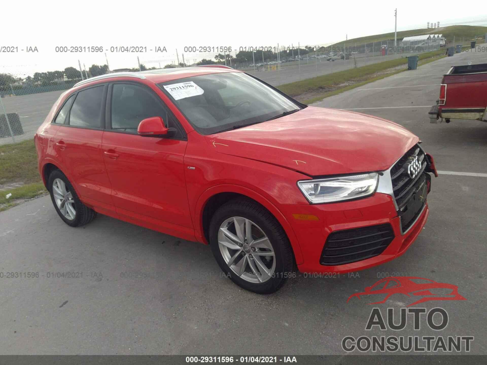 AUDI Q3 2018 - WA1BCCFSXJR001609