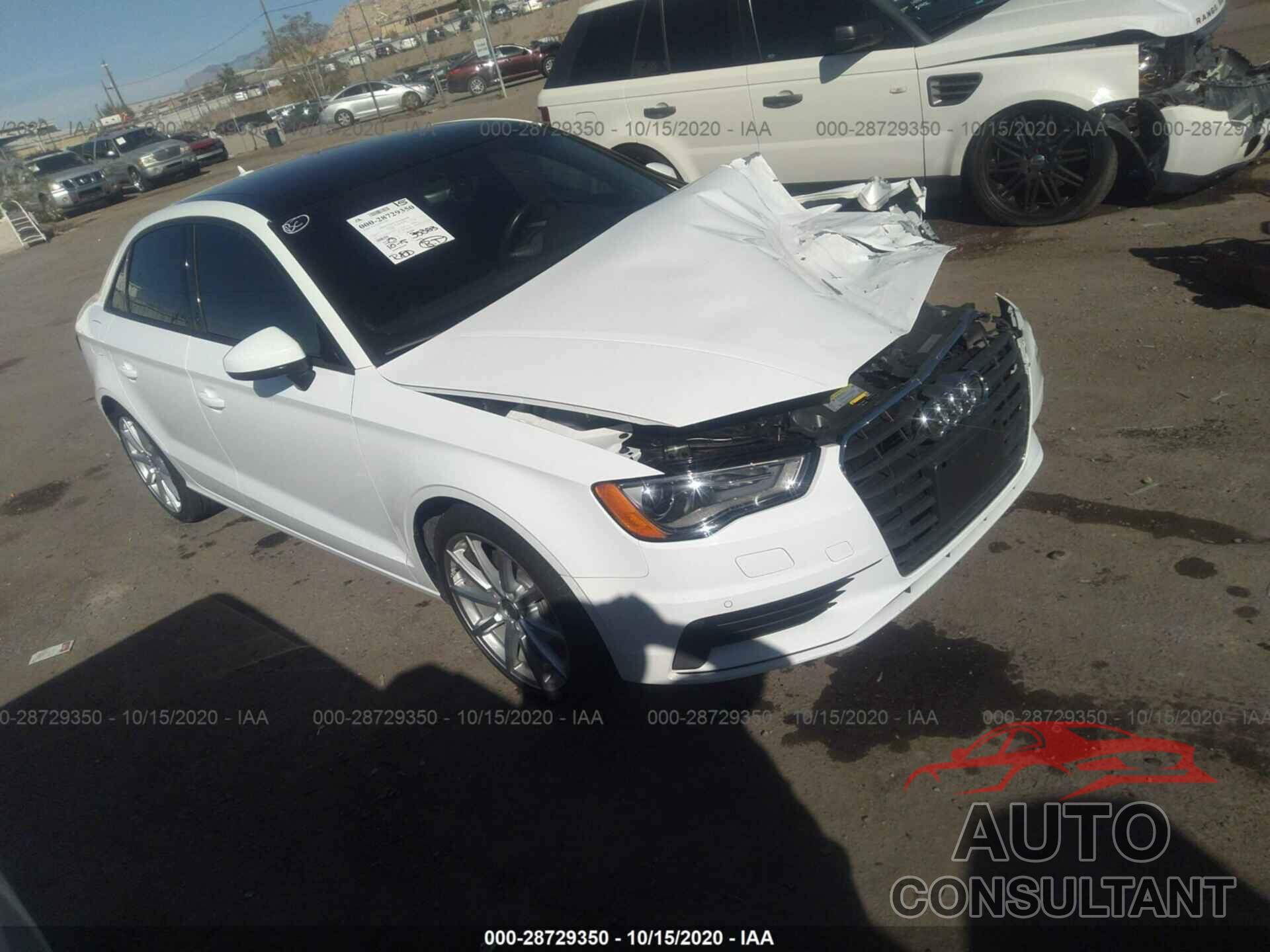 AUDI A3 2016 - WAUA7GFF2G1050016