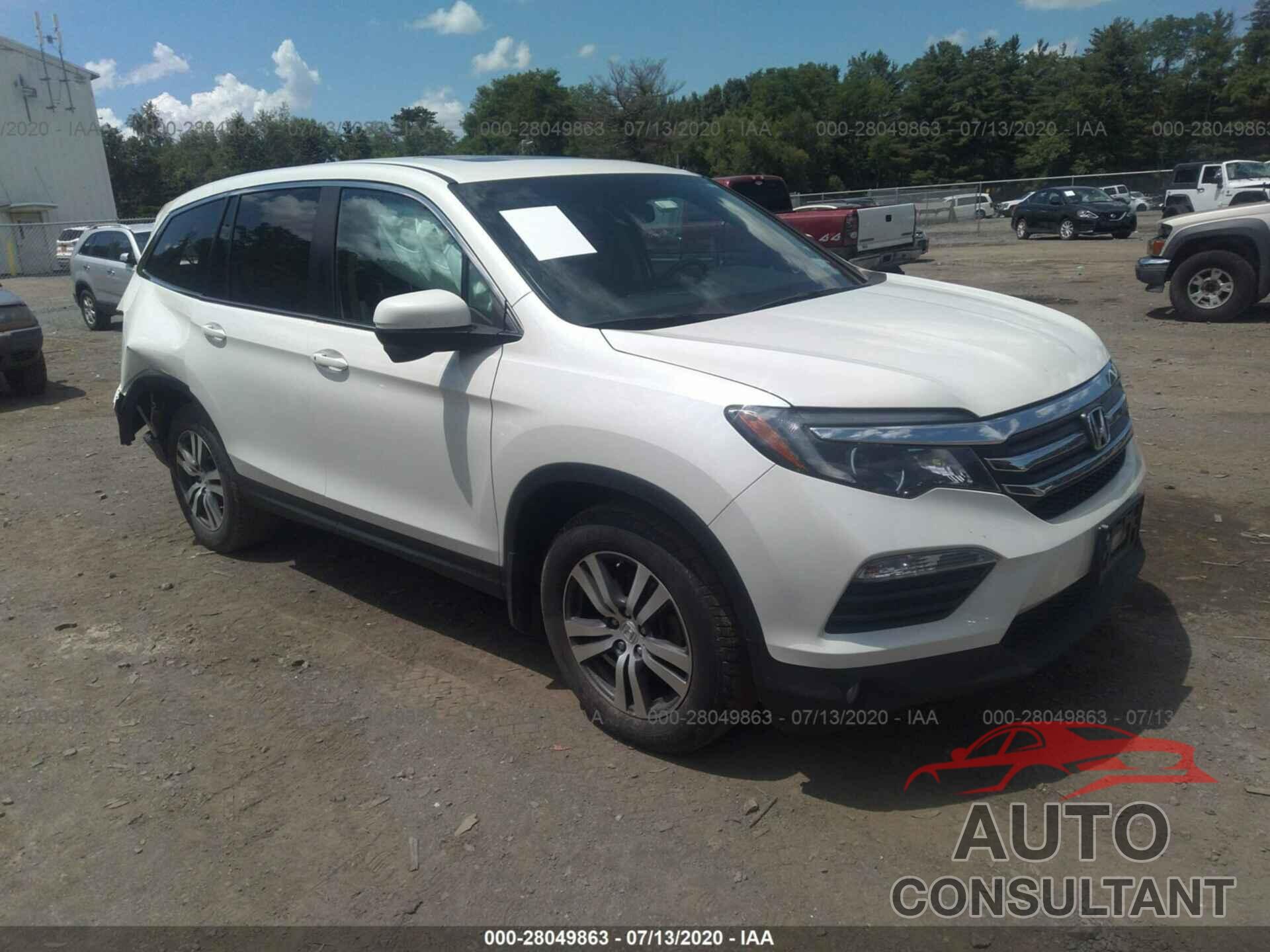 HONDA PILOT 2016 - 5FNYF6H52GB072057