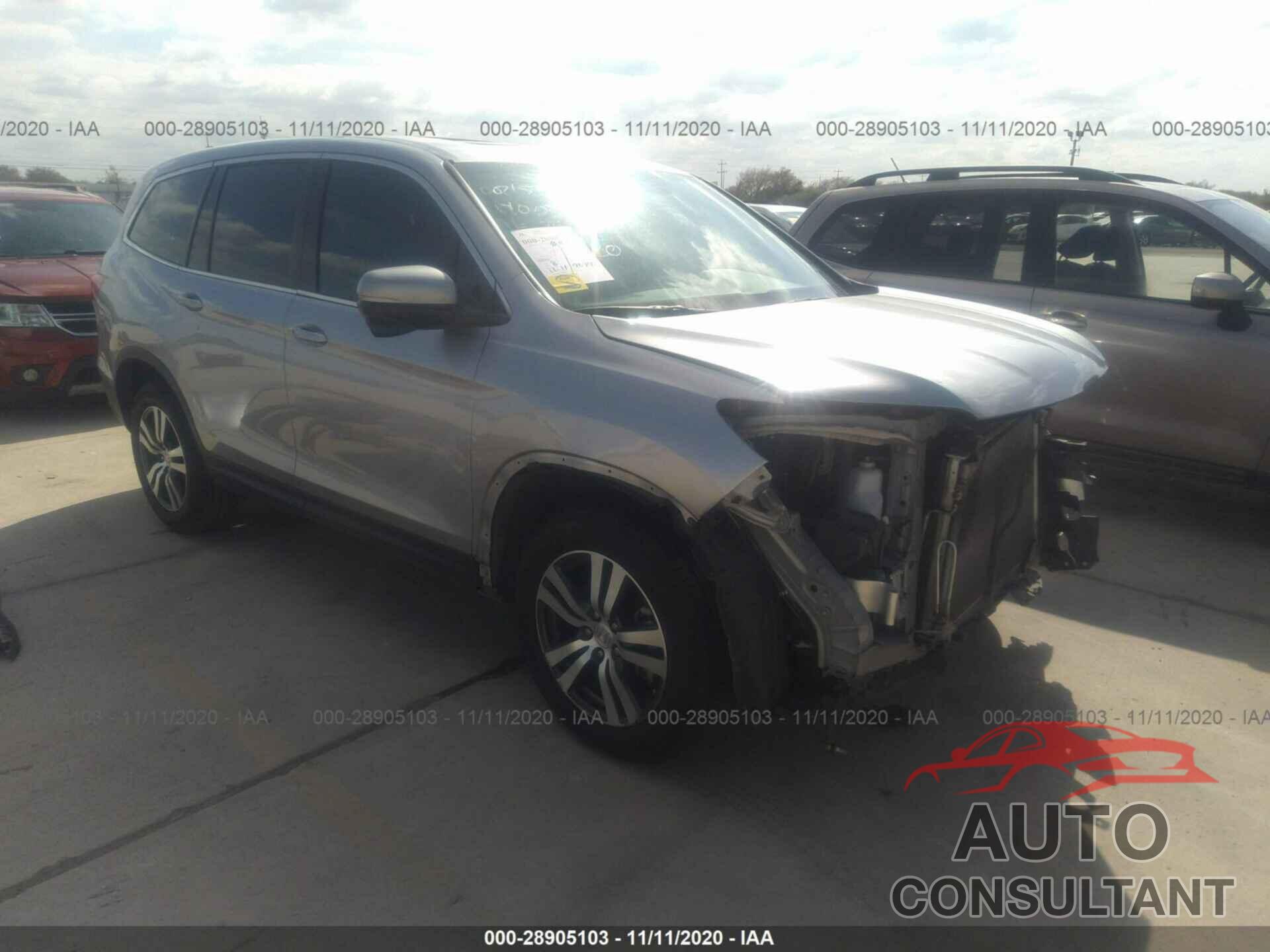 HONDA PILOT 2016 - 5FNYF5H54GB010038