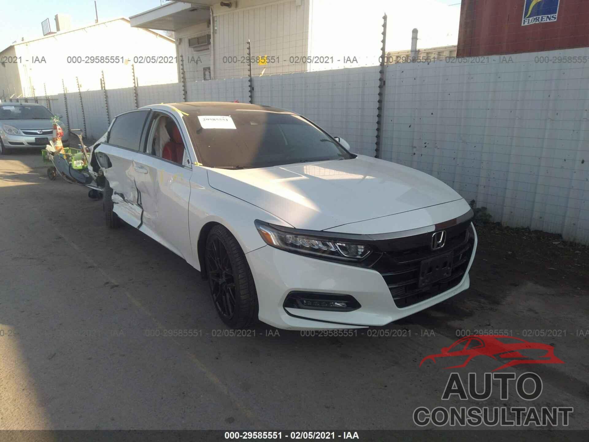 HONDA ACCORD SEDAN 2019 - 1HGCV1F38KA009453