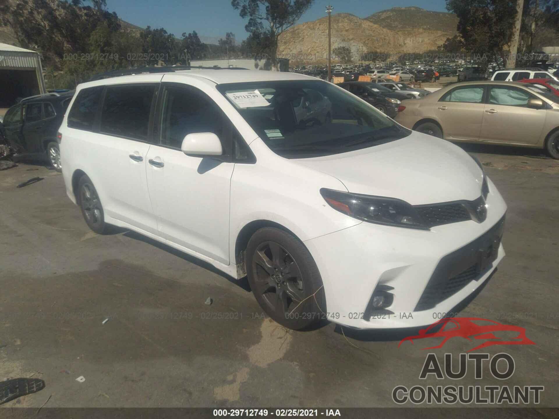 TOYOTA SIENNA 2020 - 5TDXZ3DC1LS079402