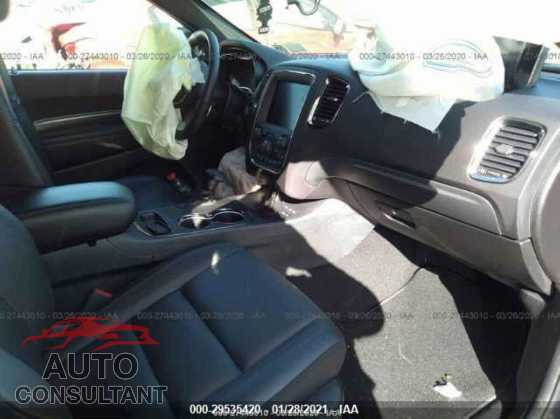 DODGE DURANGO 2019 - 1C4RDJDGXKC833721