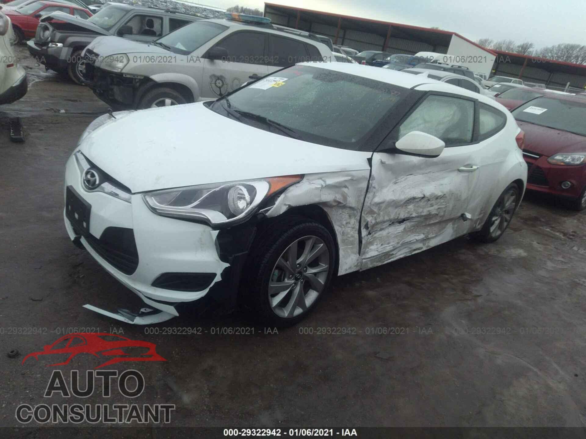 HYUNDAI VELOSTER 2016 - KMHTC6AD2GU276350