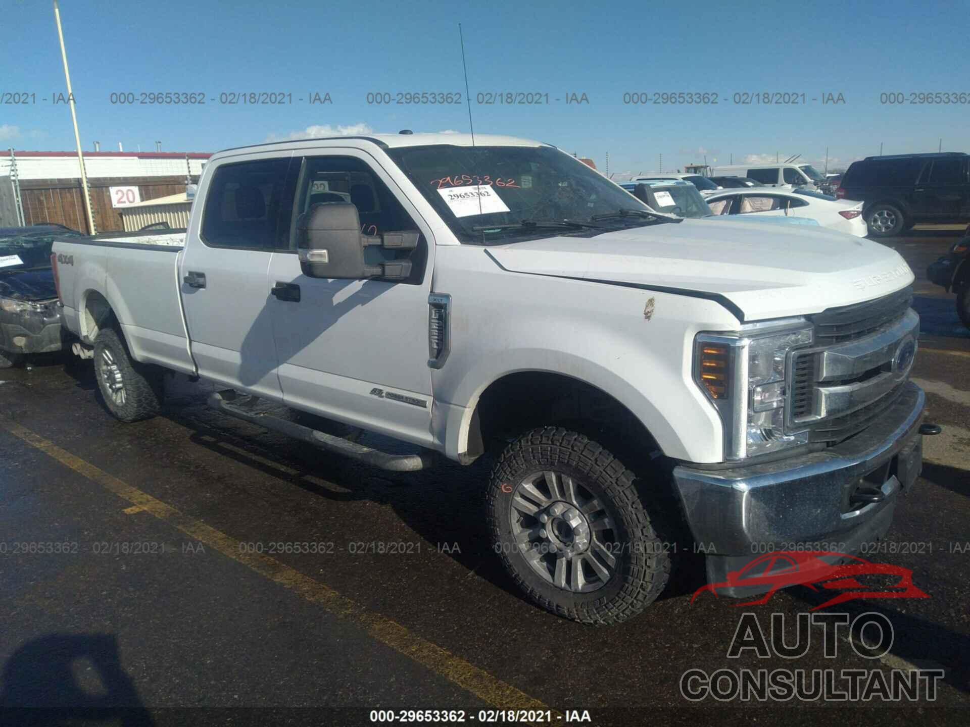 FORD SUPER DUTY F-250 SRW 2019 - 1FT7W2BT4KEF16030