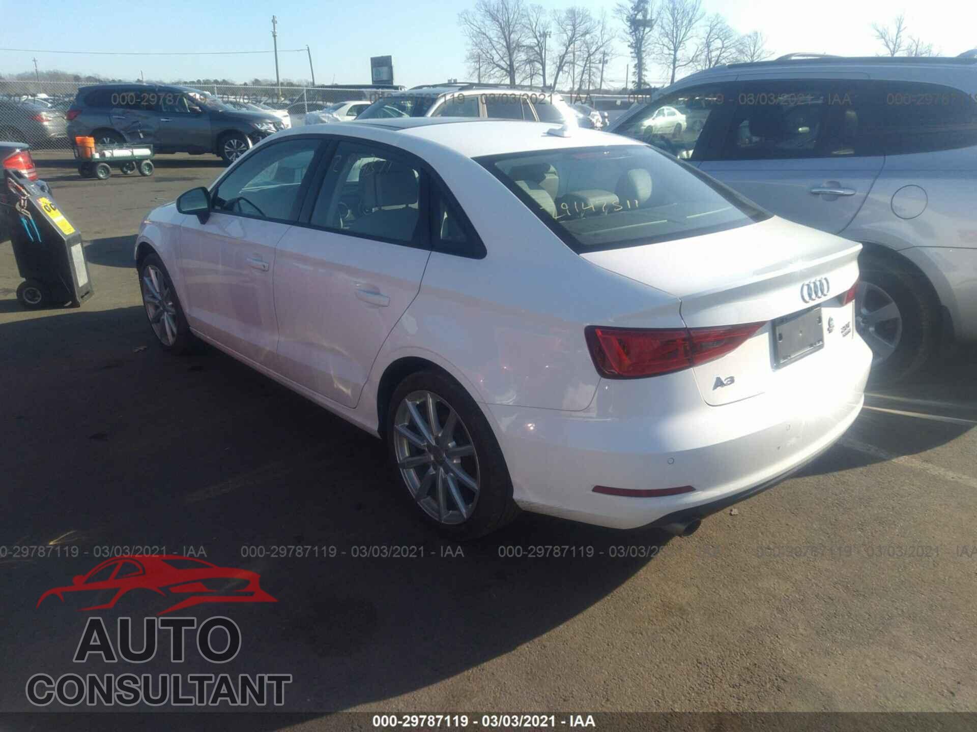 AUDI A3 2016 - WAUB8GFF3G1036272
