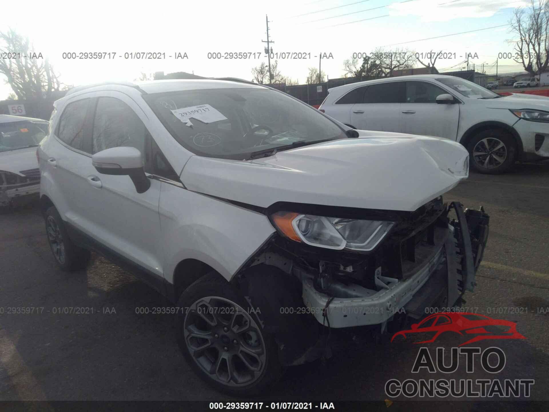 FORD ECOSPORT 2019 - MAJ6S3KL6KC287946