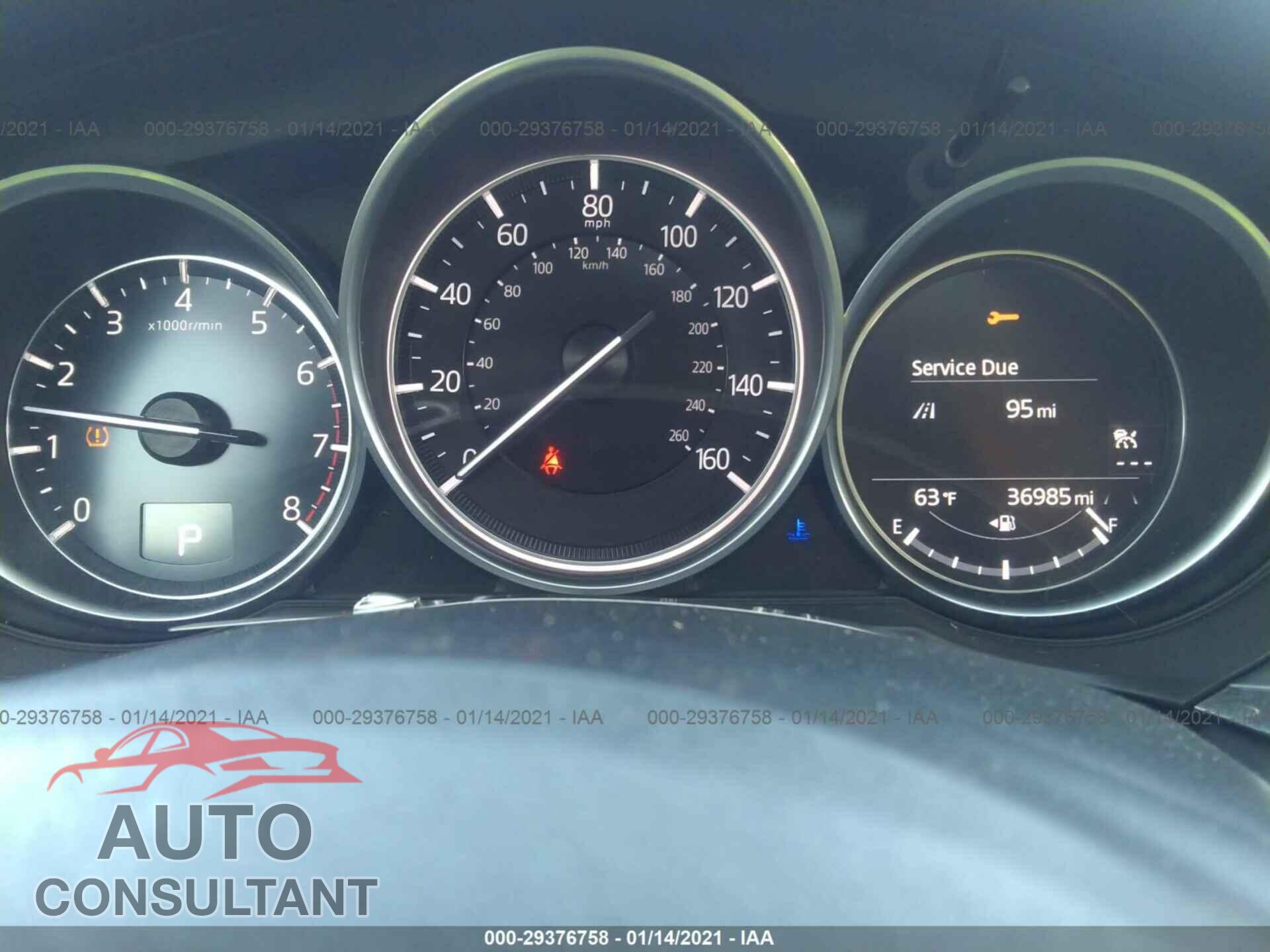 MAZDA MAZDA6 2019 - JM1GL1VM1K1500611