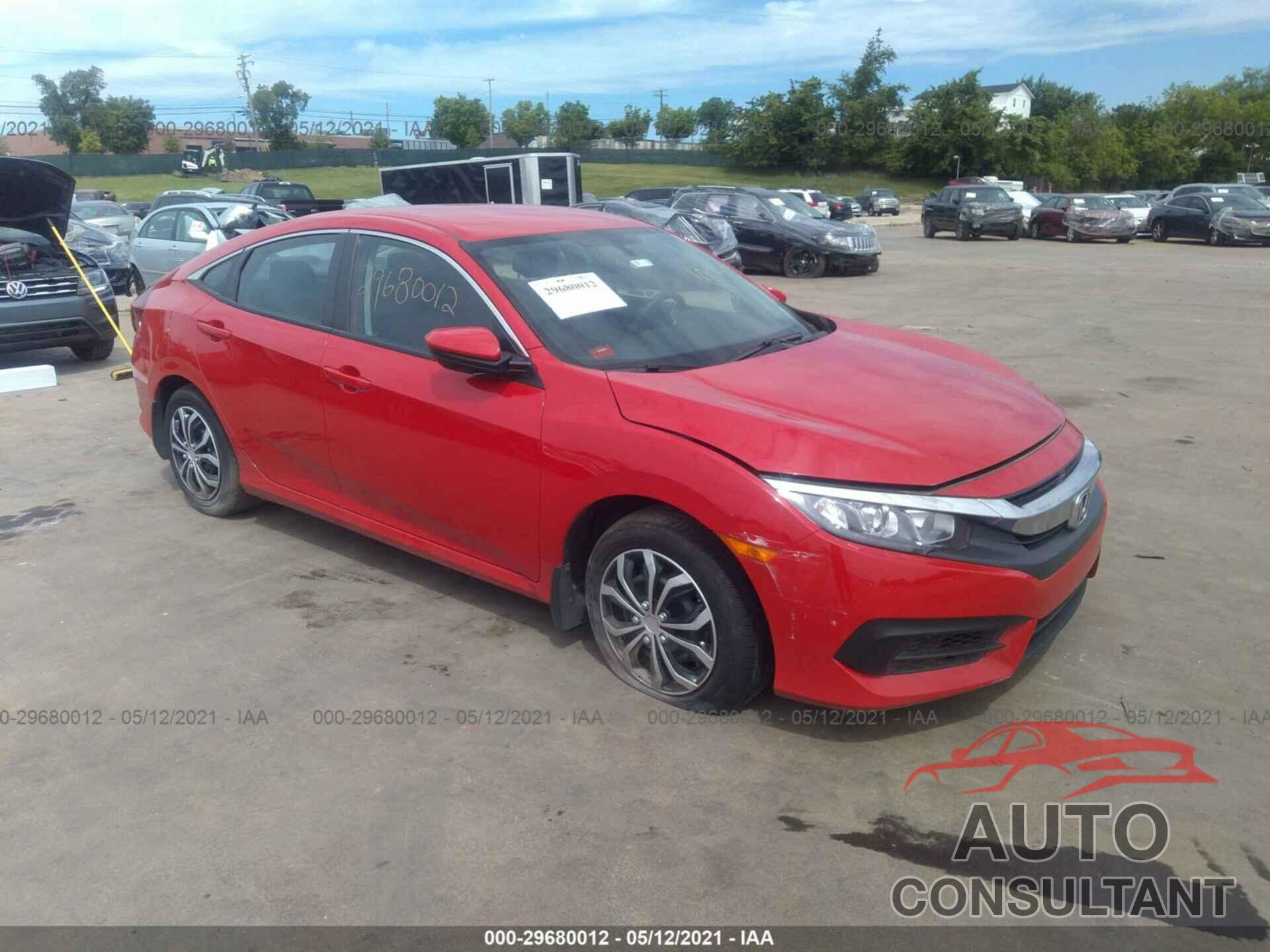 HONDA CIVIC SEDAN 2018 - 2HGFC2F52JH601019