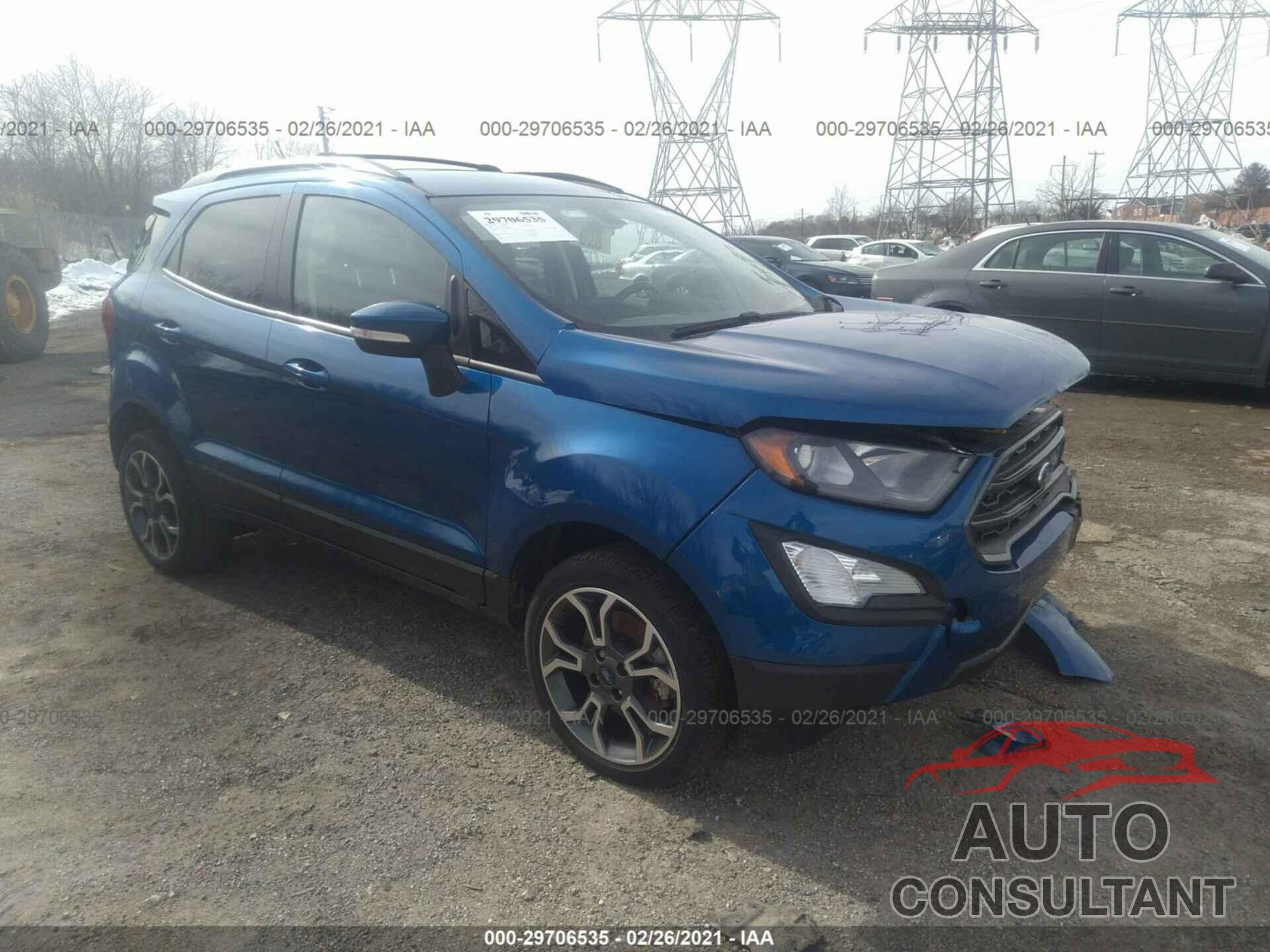 FORD ECOSPORT 2018 - MAJ6P1CL4JC248999