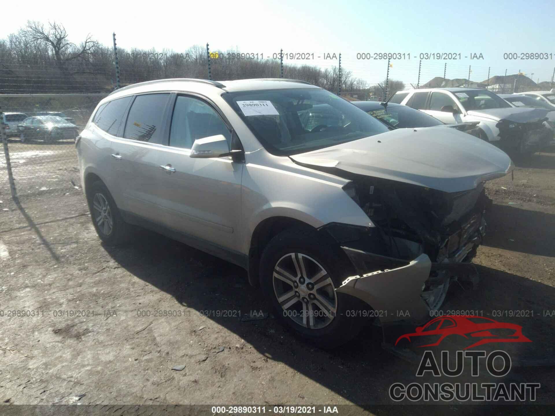 CHEVROLET TRAVERSE 2016 - 1GNKRGKD3GJ284050