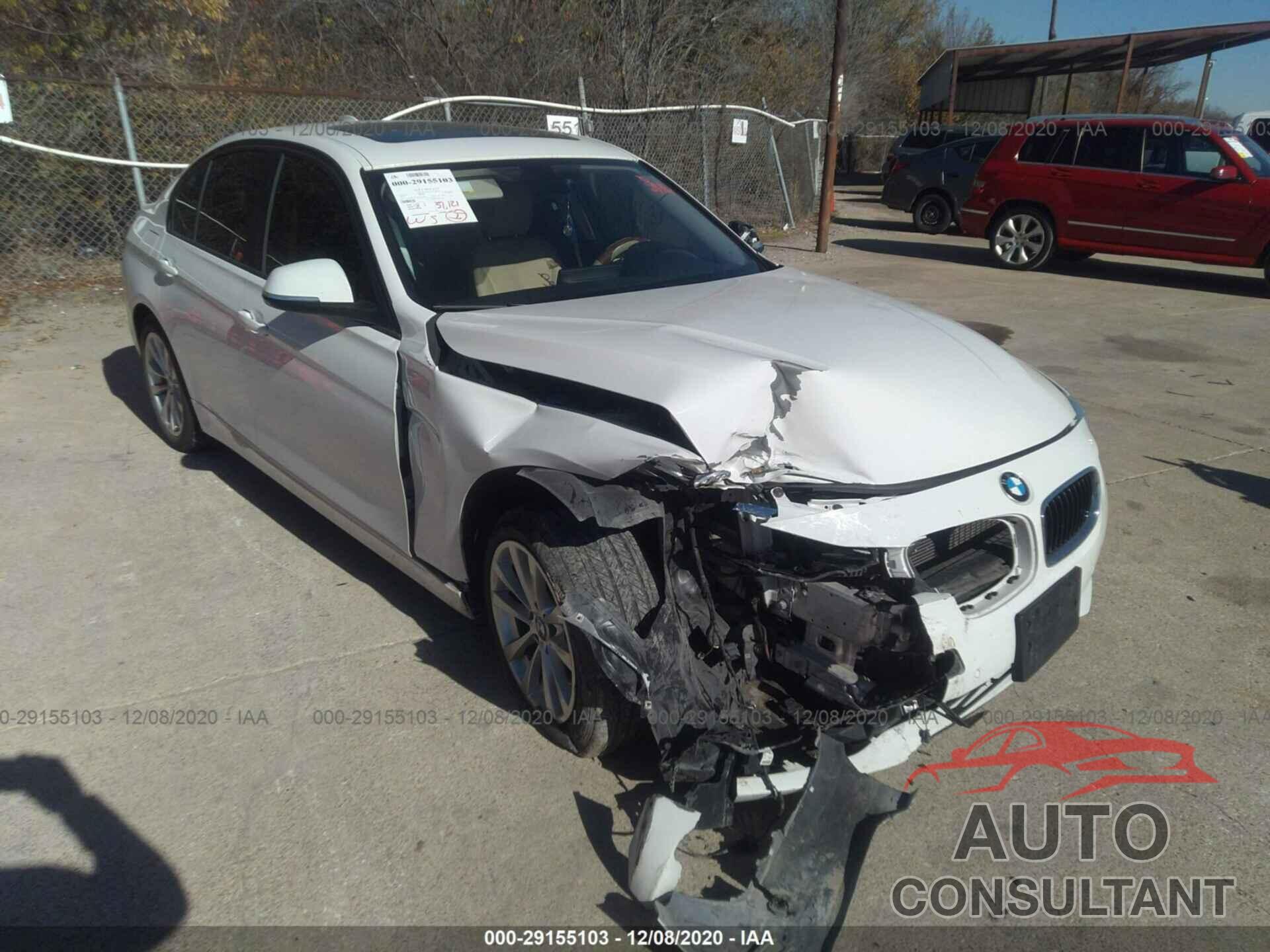 BMW 3 SERIES 2017 - WBA8E1G52HNU13898