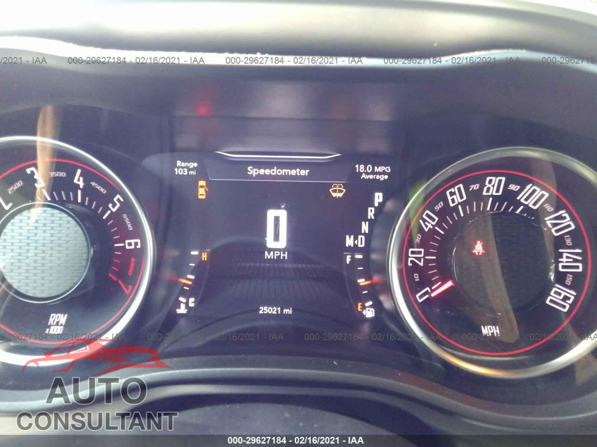 DODGE CHALLENGER 2019 - 2C3CDZAG9KH561673