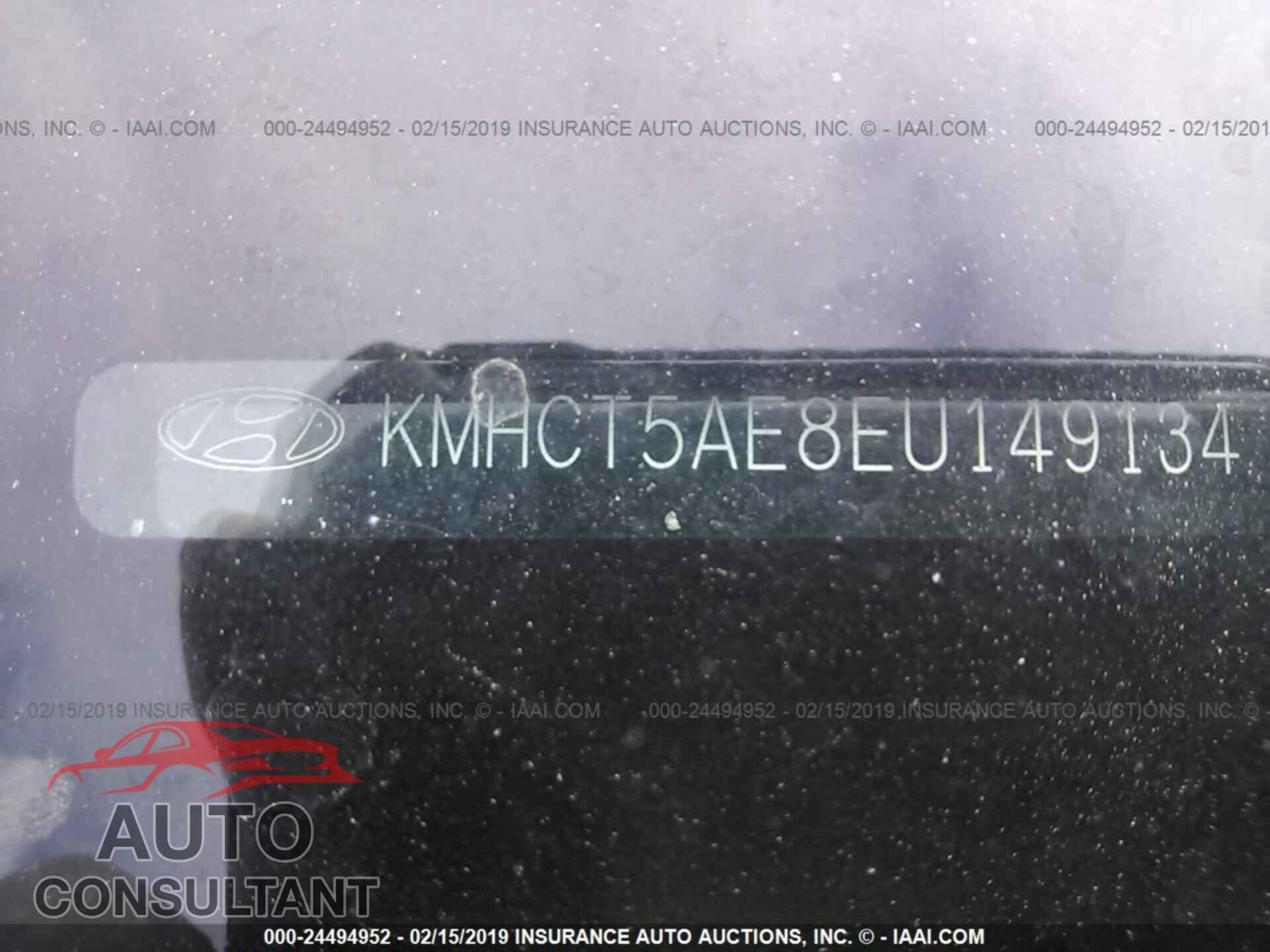 HYUNDAI ACCENT 2014 - KMHCT5AE8EU149134