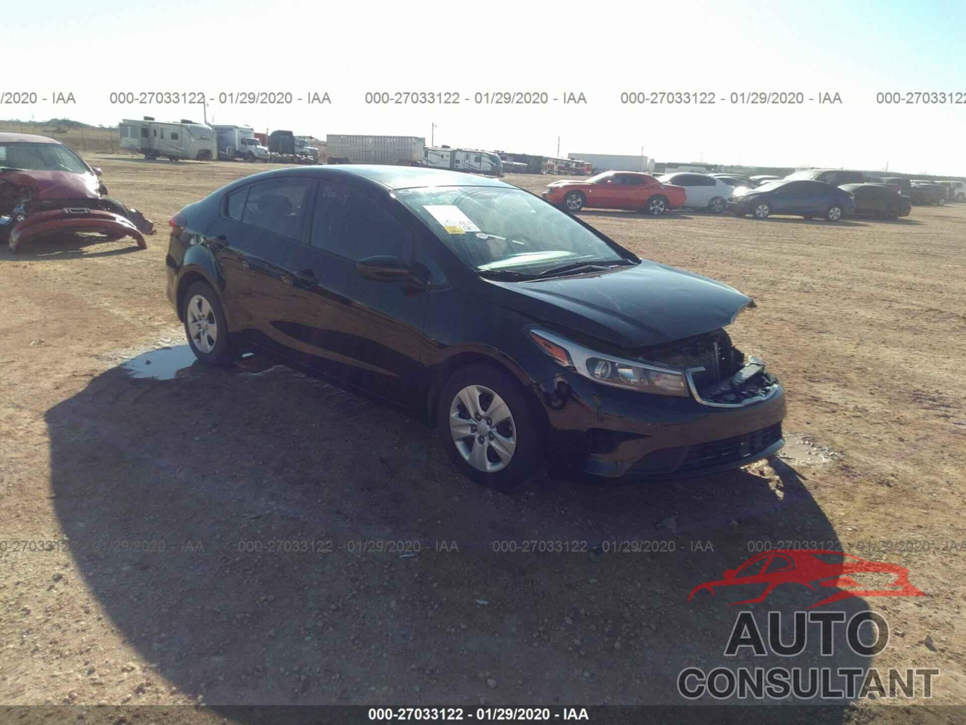 KIA FORTE 2017 - 3KPFK4A70HE072679