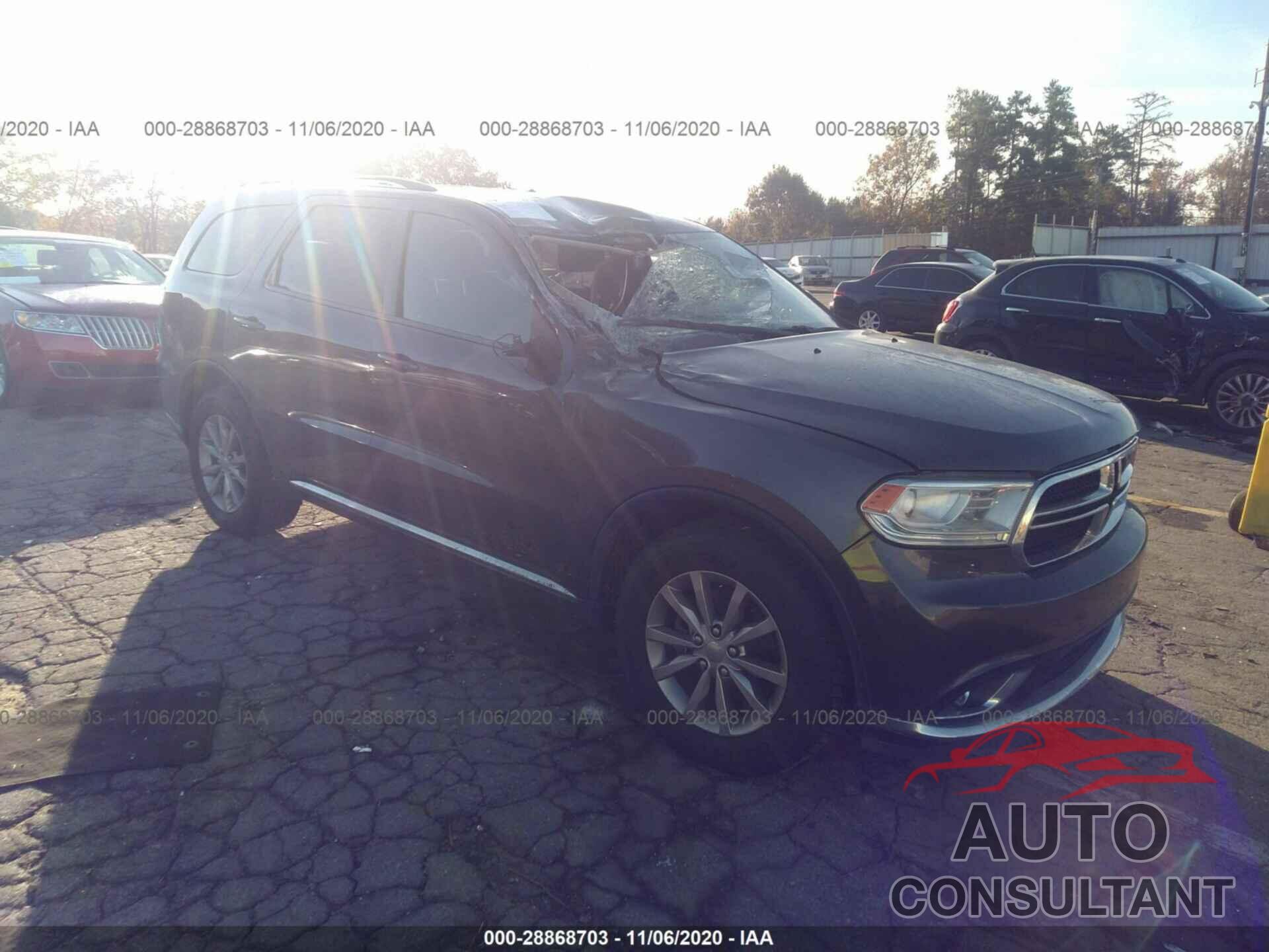 DODGE DURANGO 2016 - 1C4RDHAG0GC353353