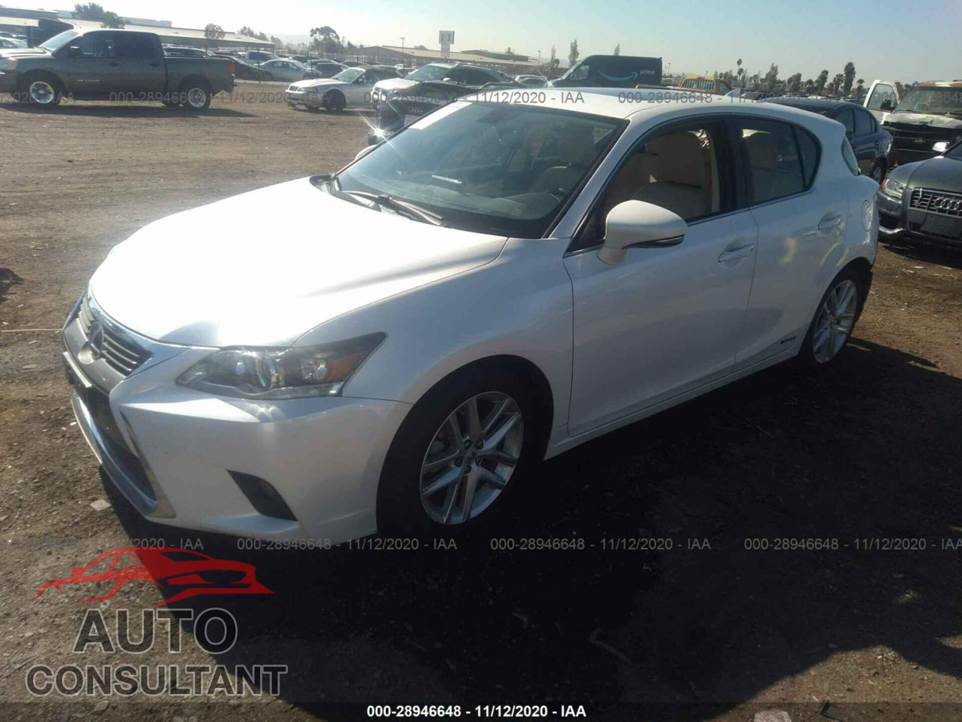 LEXUS CT 2017 - JTHKD5BH0H2279977