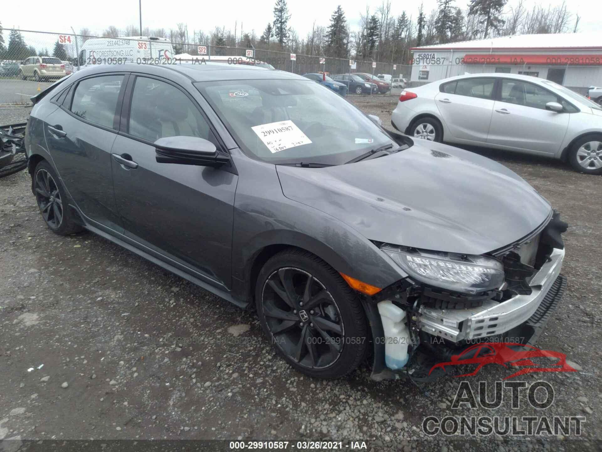 HONDA CIVIC HATCHBACK 2018 - SHHFK7H92JU204610