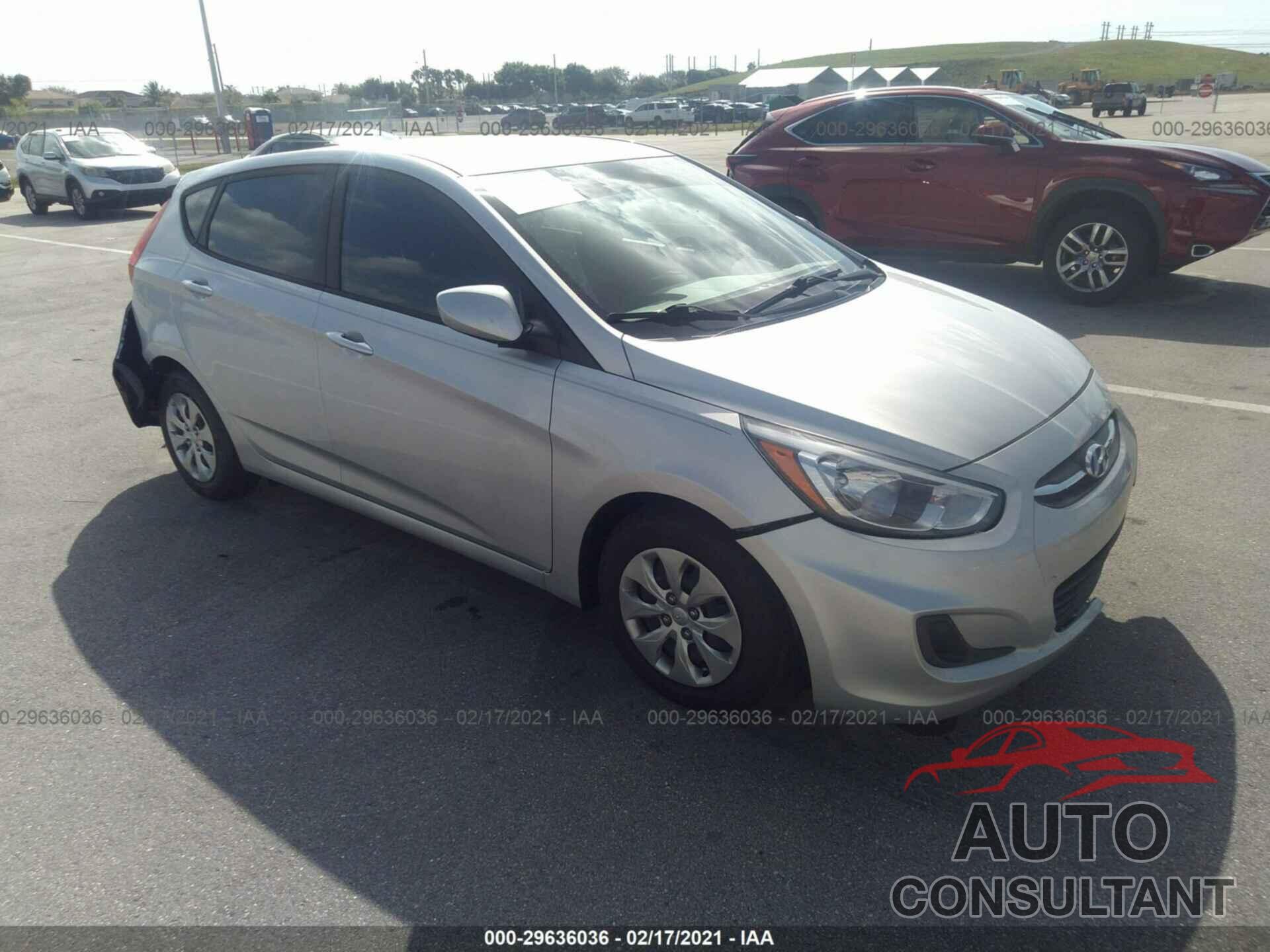 HYUNDAI ACCENT 2017 - KMHCT5AE9HU326729