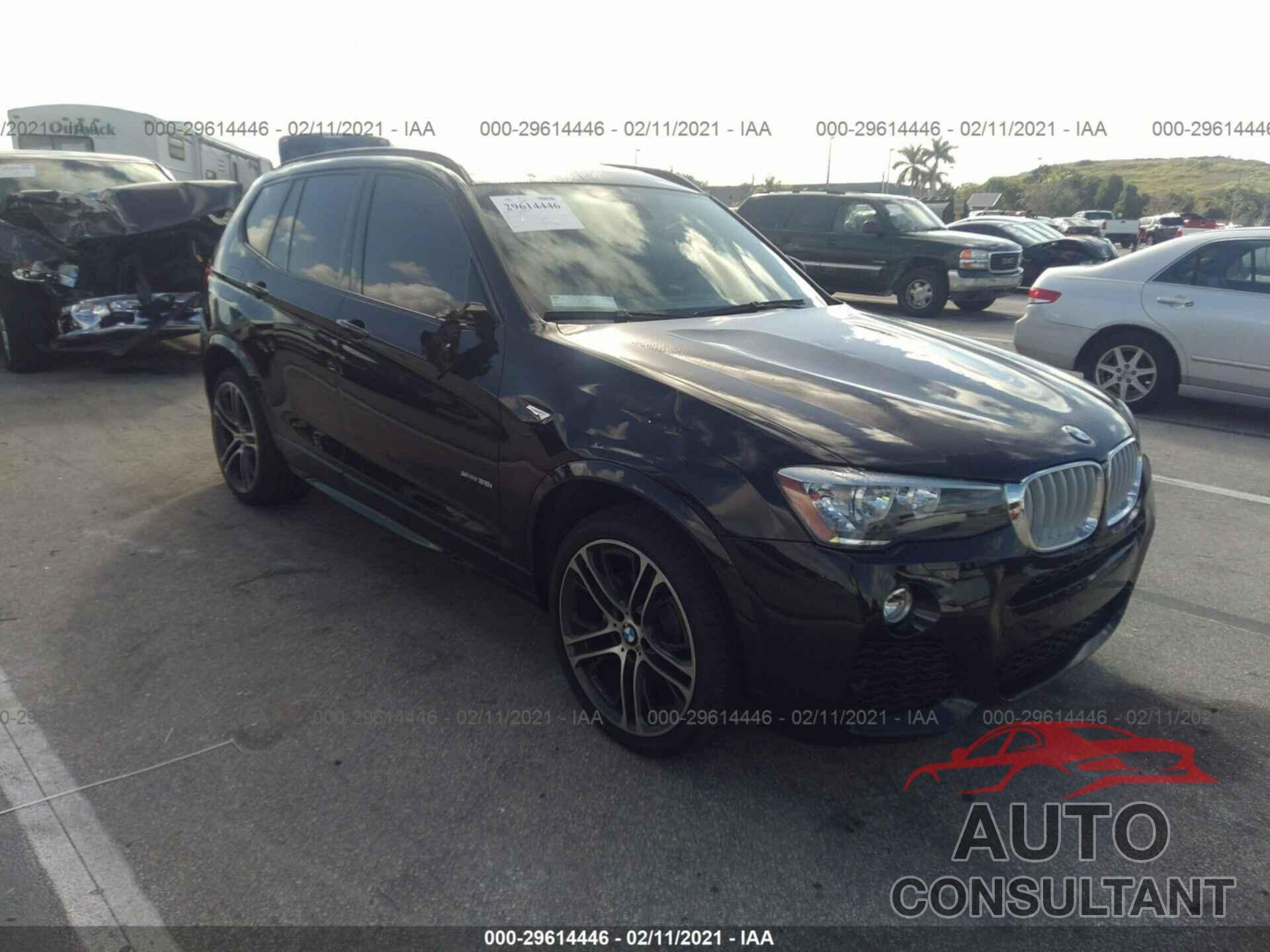 BMW X3 2017 - 5UXWZ7C36H0X43108