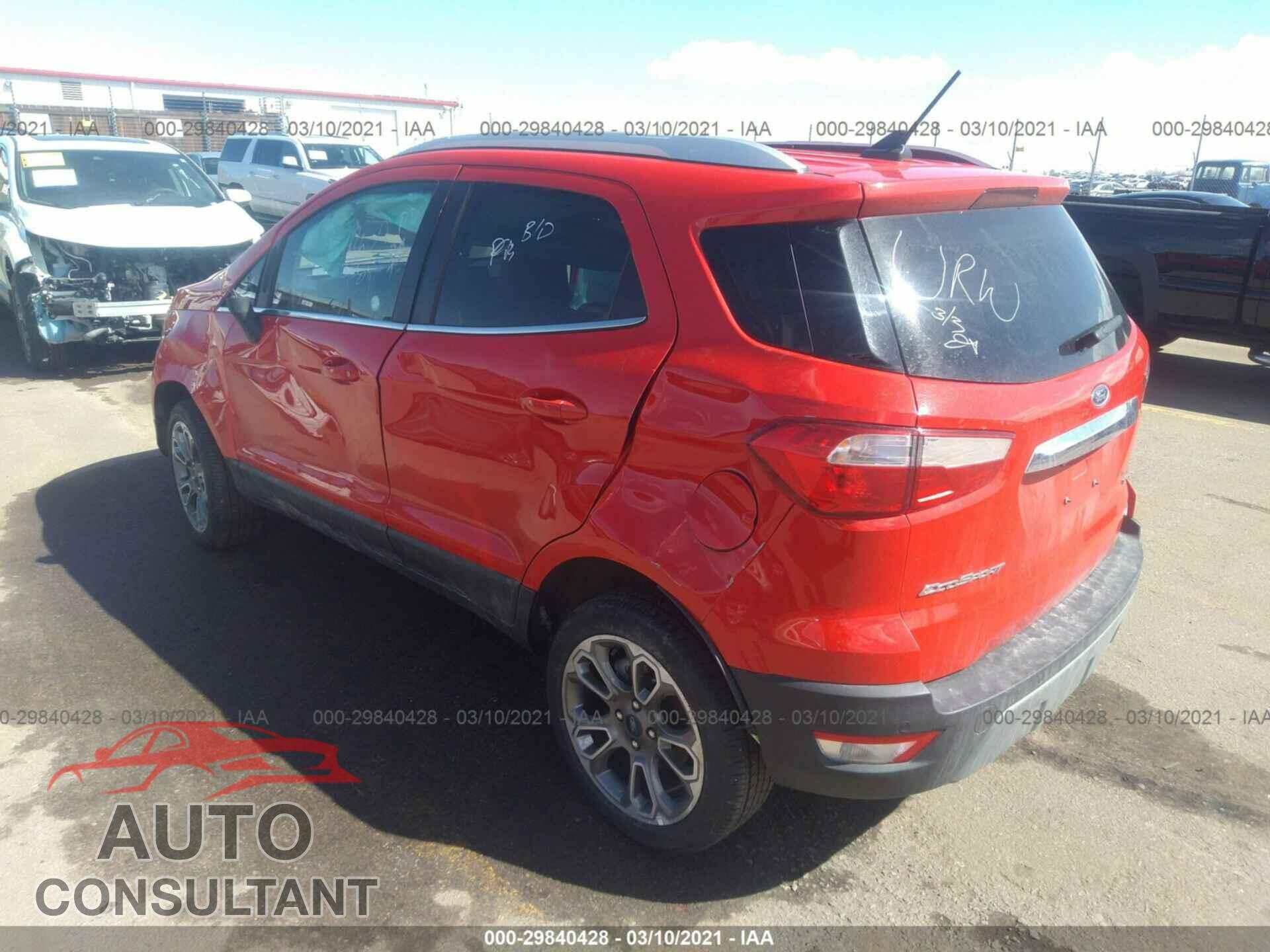 FORD ECOSPORT 2020 - MAJ6S3KL6LC367667