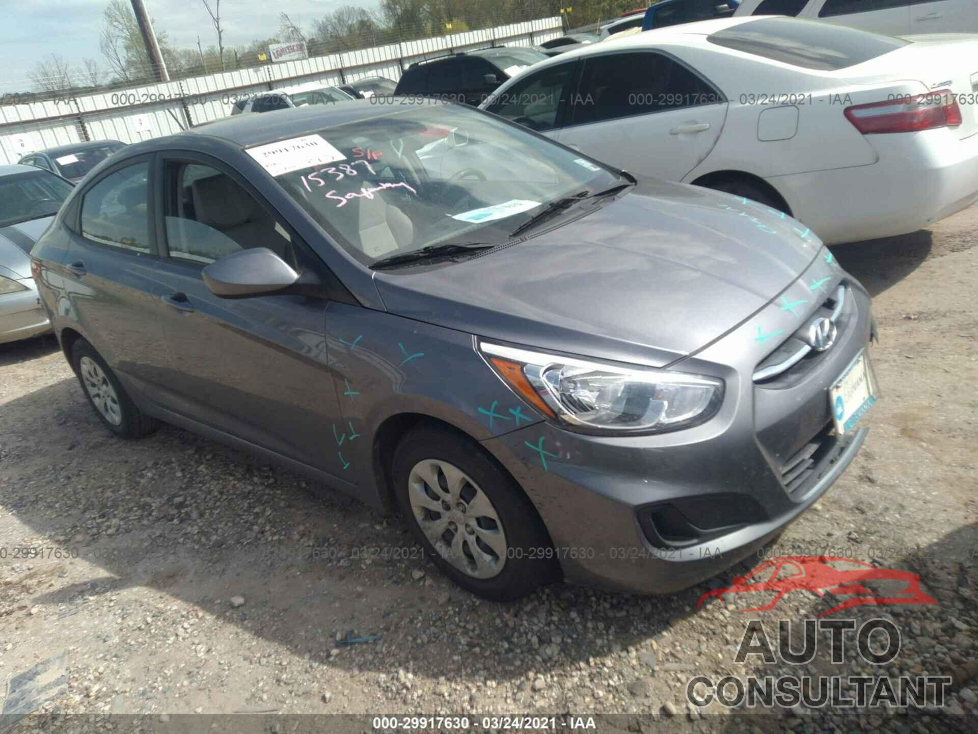 HYUNDAI ACCENT 2016 - KMHCT4AE3GU107046