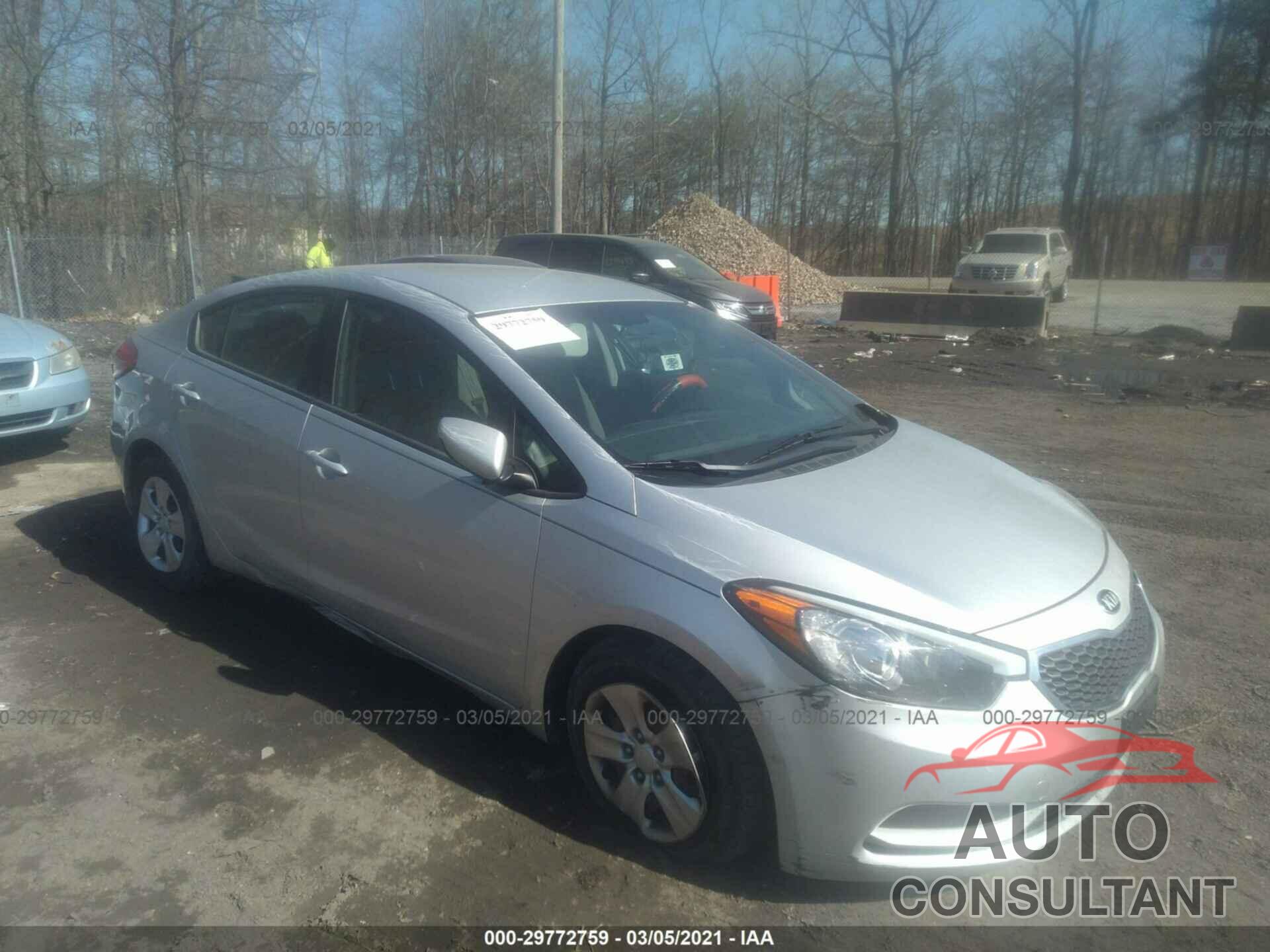 KIA FORTE 2016 - KNAFK4A68G5511495
