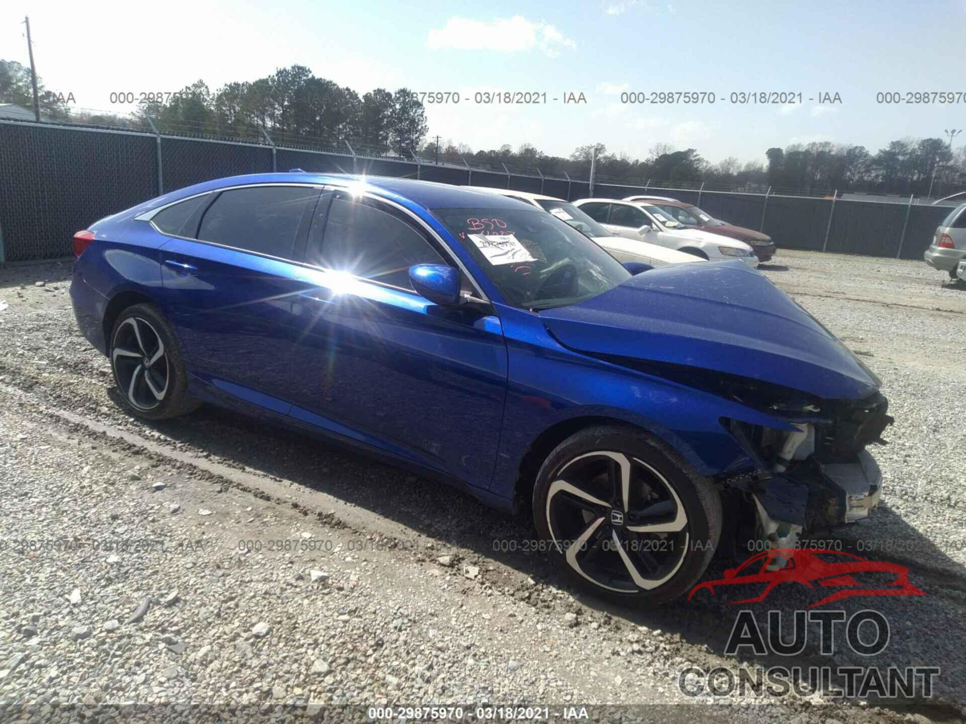 HONDA ACCORD SEDAN 2018 - 1HGCV1F39JA104201