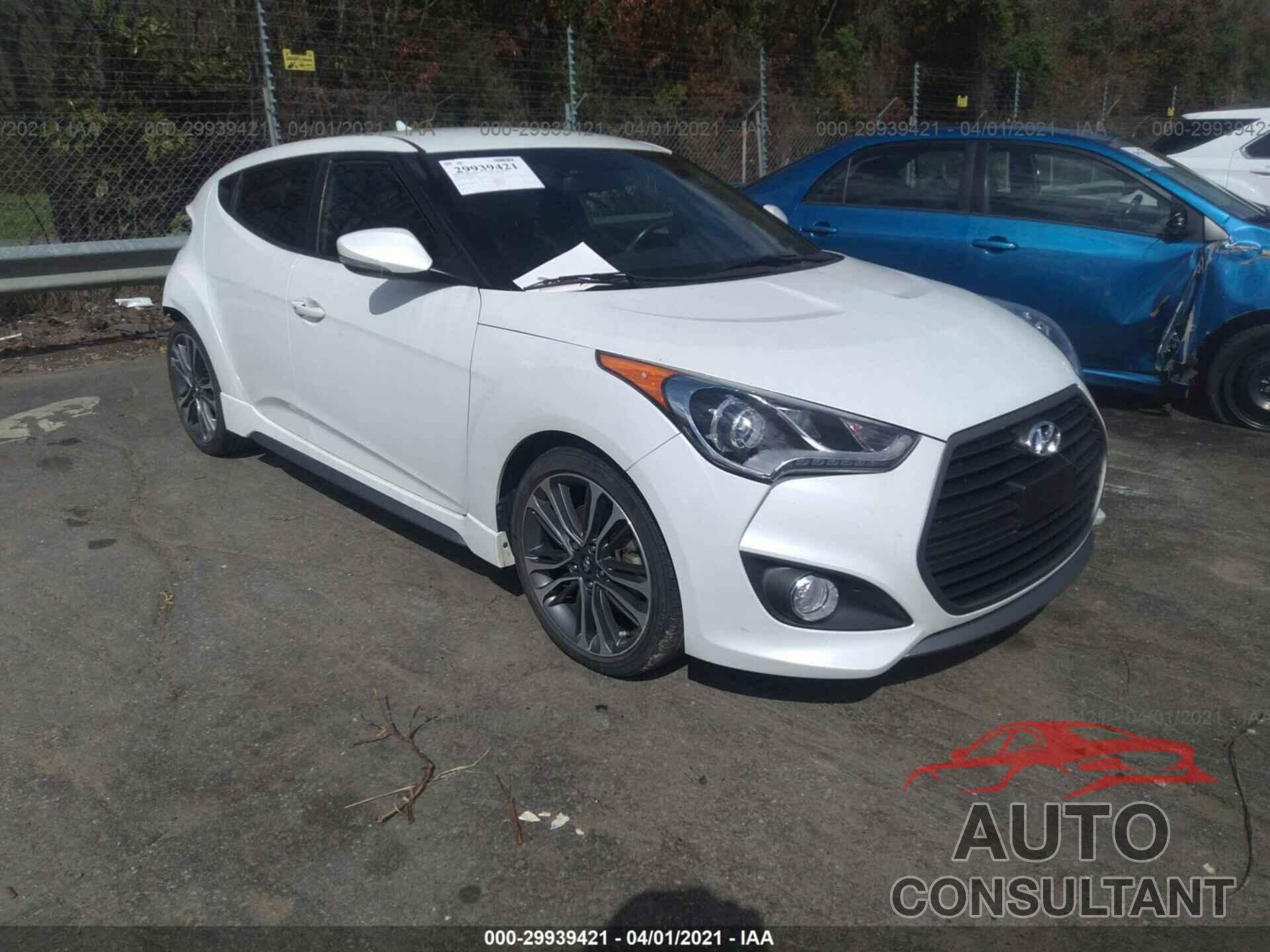 HYUNDAI VELOSTER 2017 - KMHTC6AE8HU310429