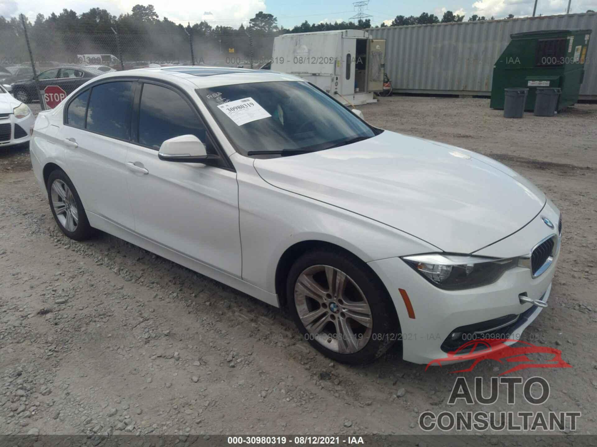 BMW 3 SERIES 2016 - WBA8E9G54GNT45861